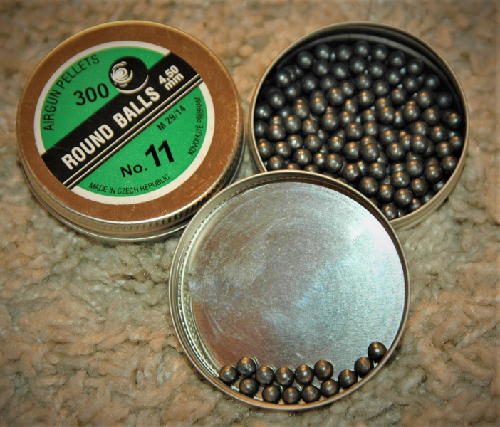 ACHTUNG: 2x300 = 600 - Round Balls No. 11 Rundkugeln Blei 4,5mm 4,5 mm Co2 Druckluft Pistole Gewehr – Bild 1