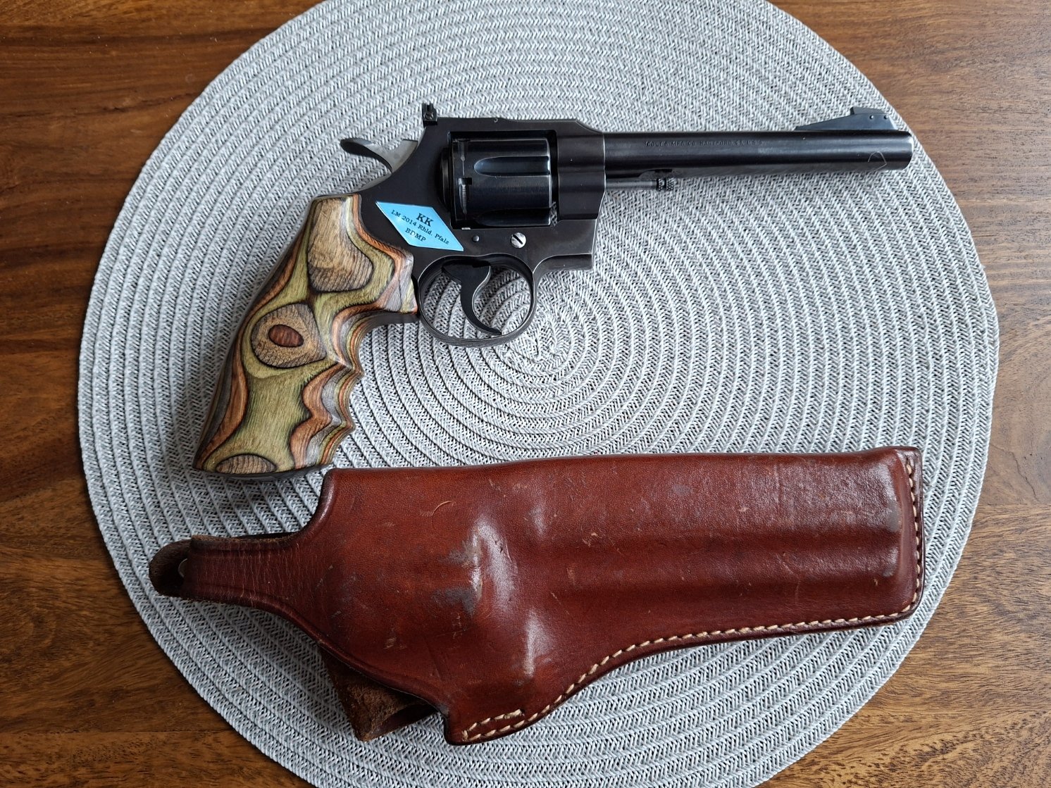 Revolver von Colt Kal 22 Lf mit Match Abzug – Bild 1