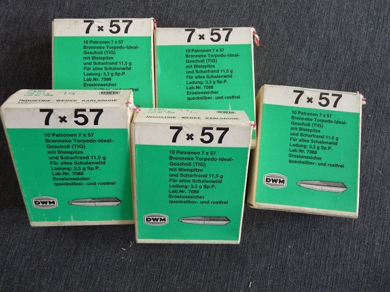 7x57 DWM 11,5 gr. TIG 50 Schuss – Bild 1
