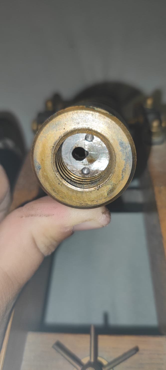 Kanone 6mm platzt Stahl und holz Sammlerstück Unikat – Bild 11