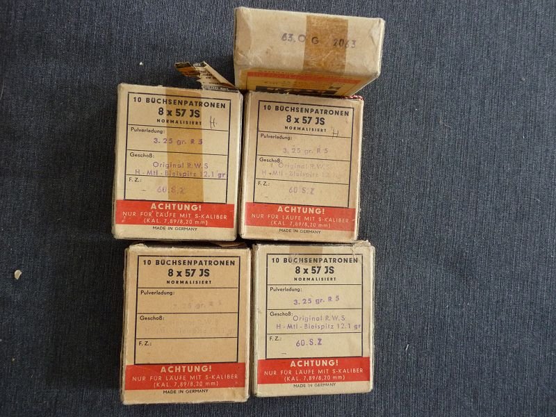 8x57 IS RWS H-Mantel 47 Schuss – Bild 1