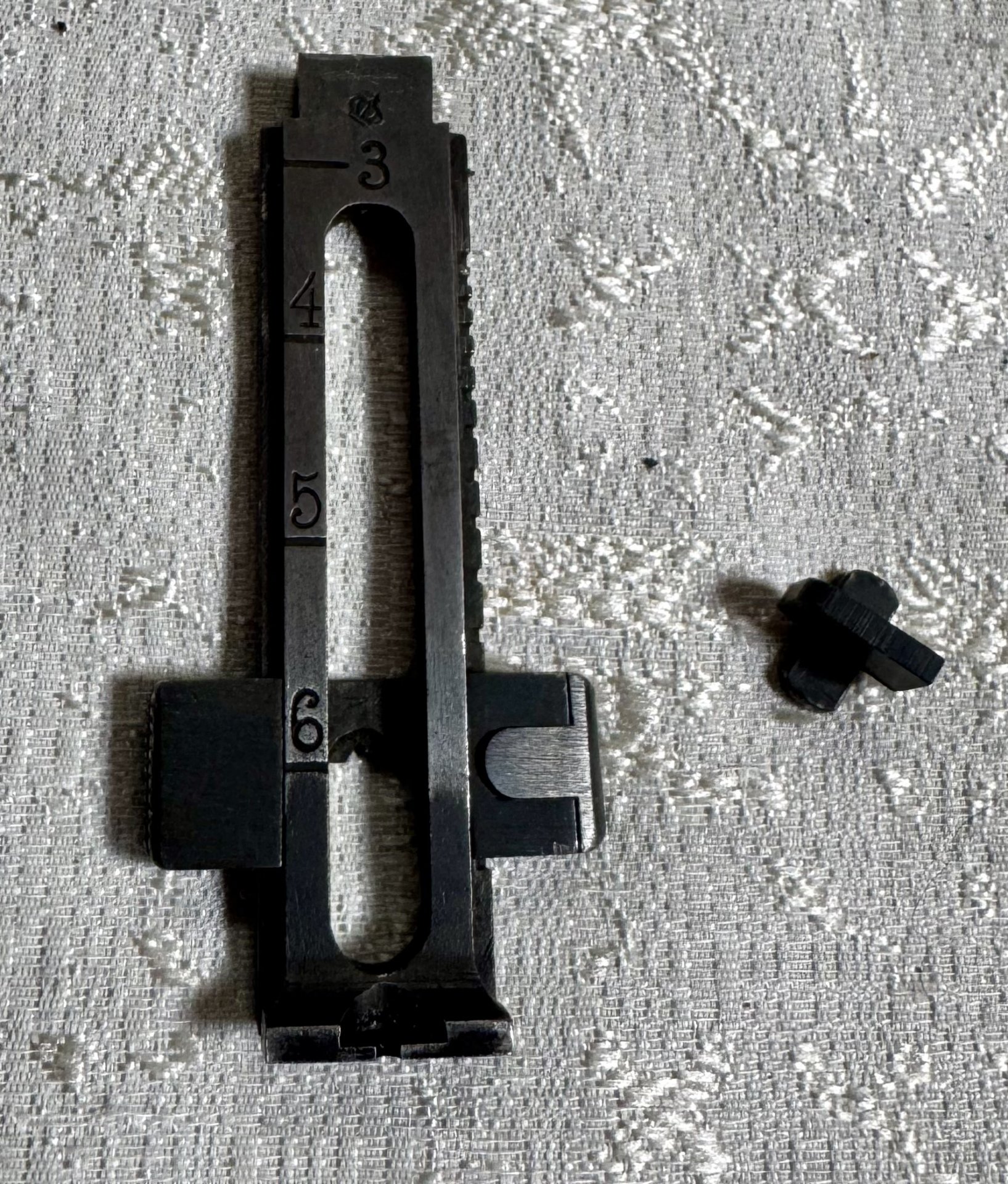 Schiebevisier Schwedenmauser + Korn – Bild 1