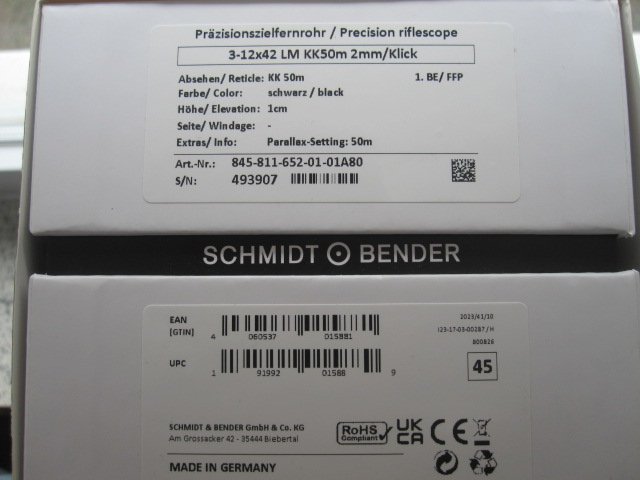 Schmidt und Bender KK50m schwarz – Bild 1