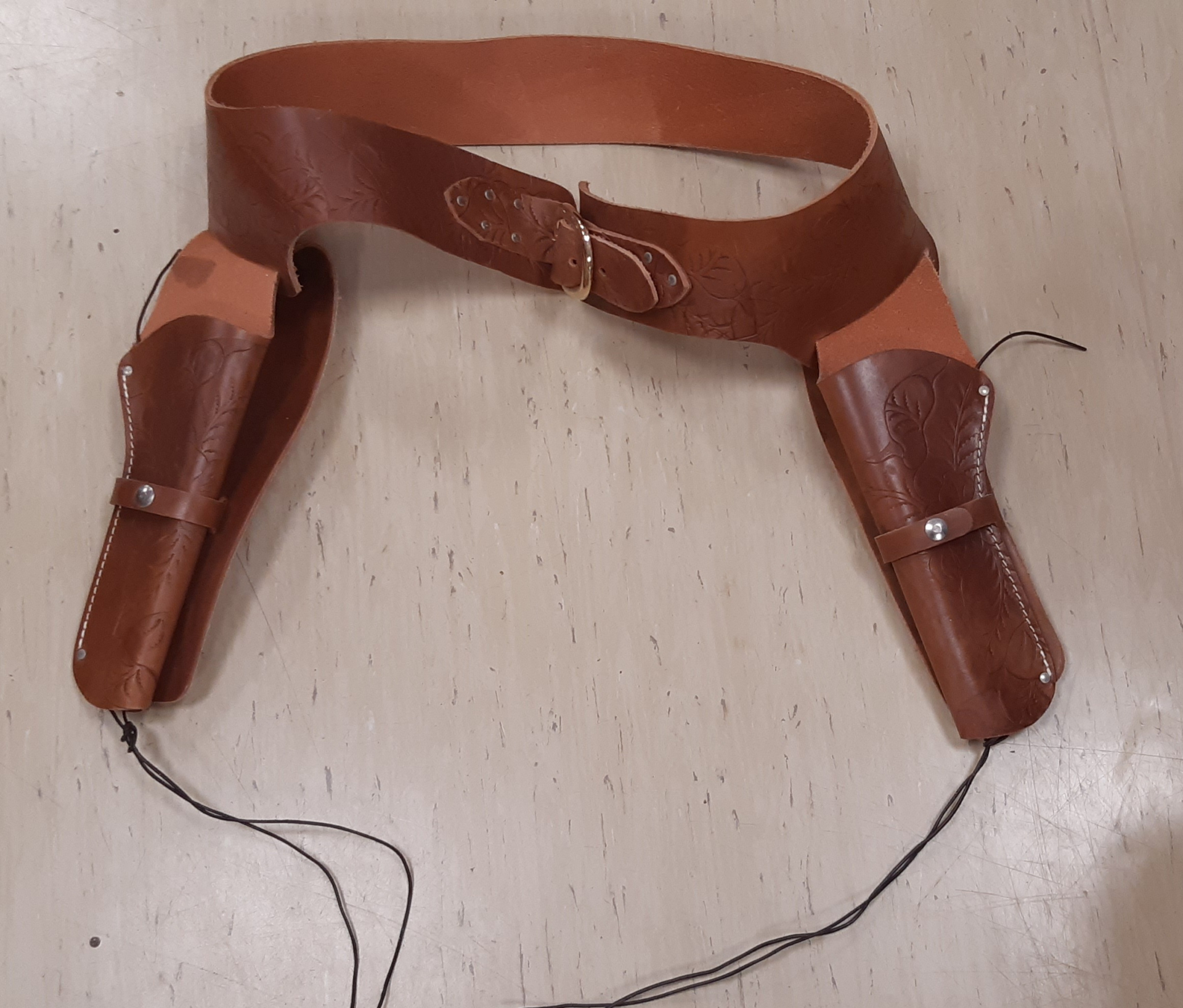 Doppel-Westernholster 115-120cm Leder NEU – Bild 1