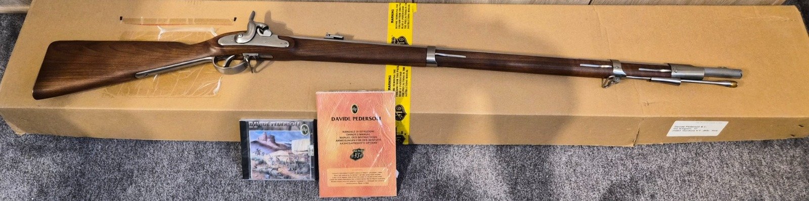 Pedersoli Perkussionsgewehr Lorenz Infantry Rifle Typ II 1854 Kal. 54 – Bild 1
