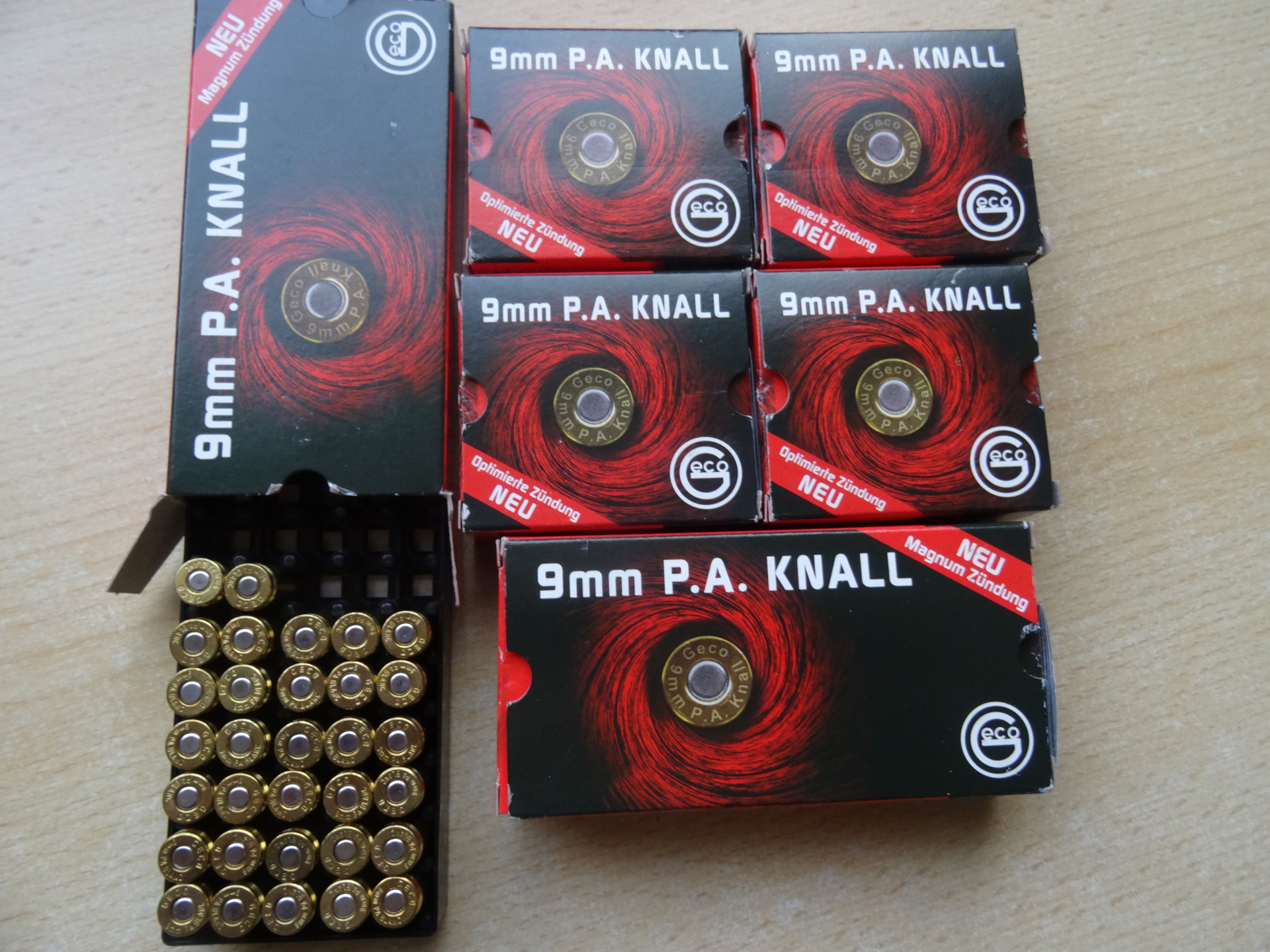 Geco 9mm Platzpatronen – Bild 1
