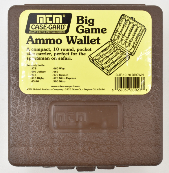 MTM Case Gard Munitionsbox BUF-10 .378, .404 Jeffery, 416 Rigby, 460 Weath., .500 NE – Bild 1