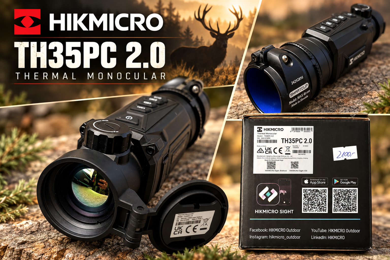 HIKMICRO Thunder TH35PC 2.0 Wärmebild-Vorsatzgerät – neuwertig – OVP & Rechnung – Bild 1