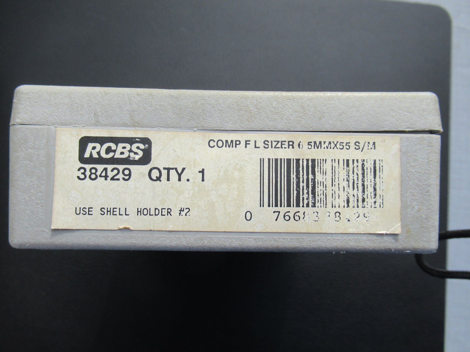 RCBS Competition Matrizensatz Kaliber 6,5x55 Schweden Mauser mit Hülsenhalter – Bild 1