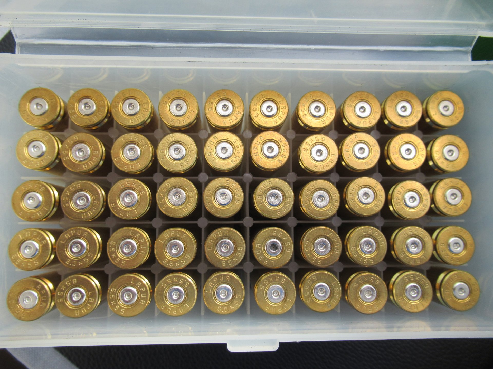 180 Hülsen 6,5x55 Schweden Mauser. 130 Lapua/50 nnY Inkl. Boxen – Bild 2