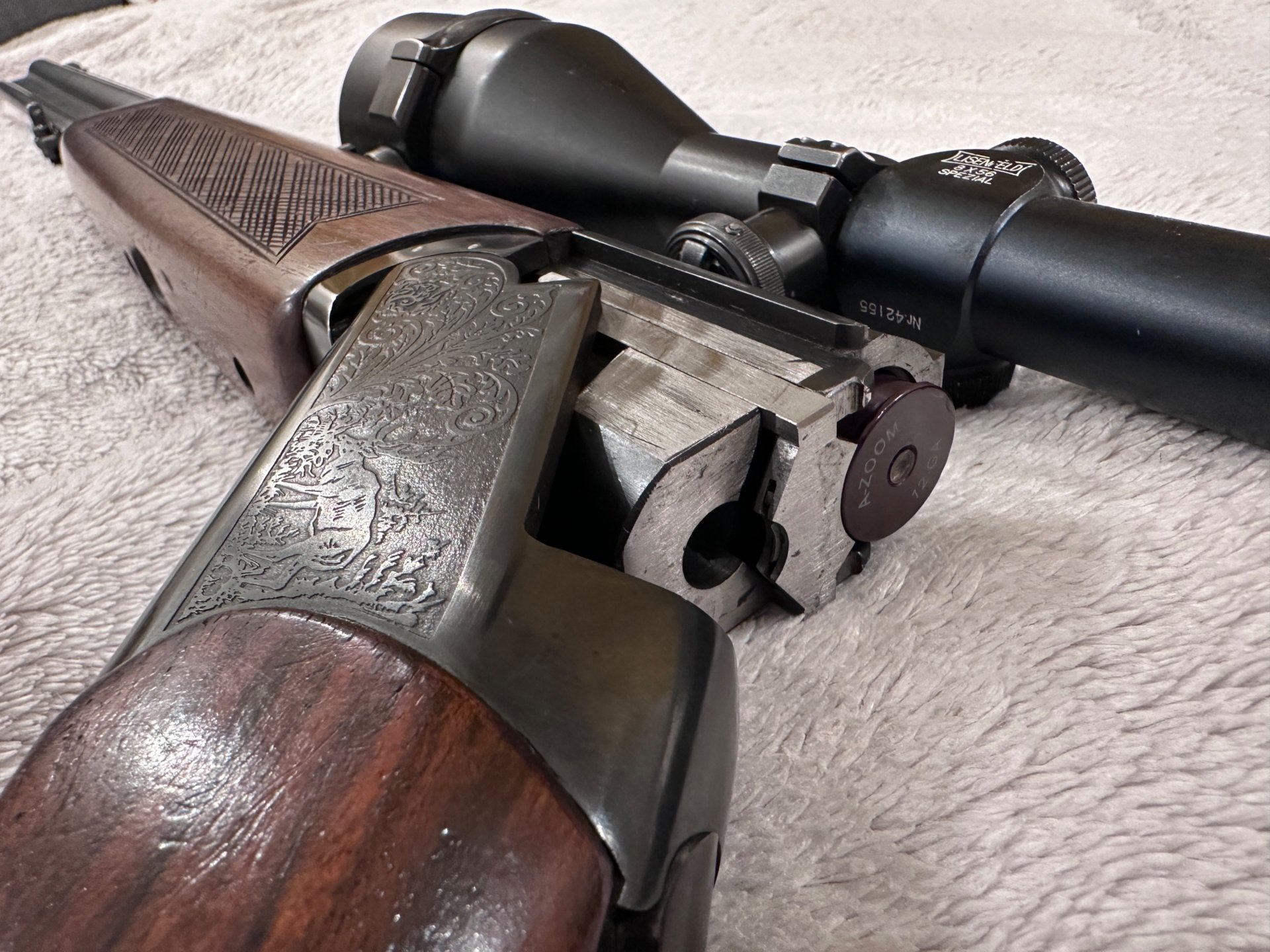Brünner Bockbüchsflinte BBF 30-06 12/70 Lisenfeld Zielfernrohr – Bild 1