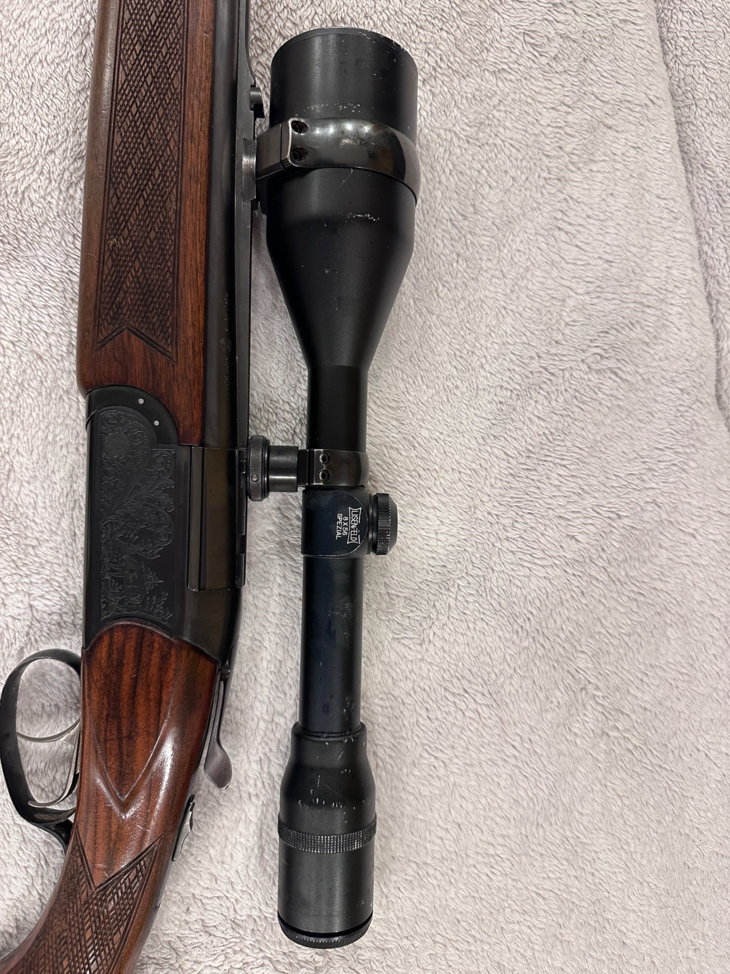 Brünner Bockbüchsflinte BBF 30-06 12/70 Lisenfeld Zielfernrohr – Bild 2