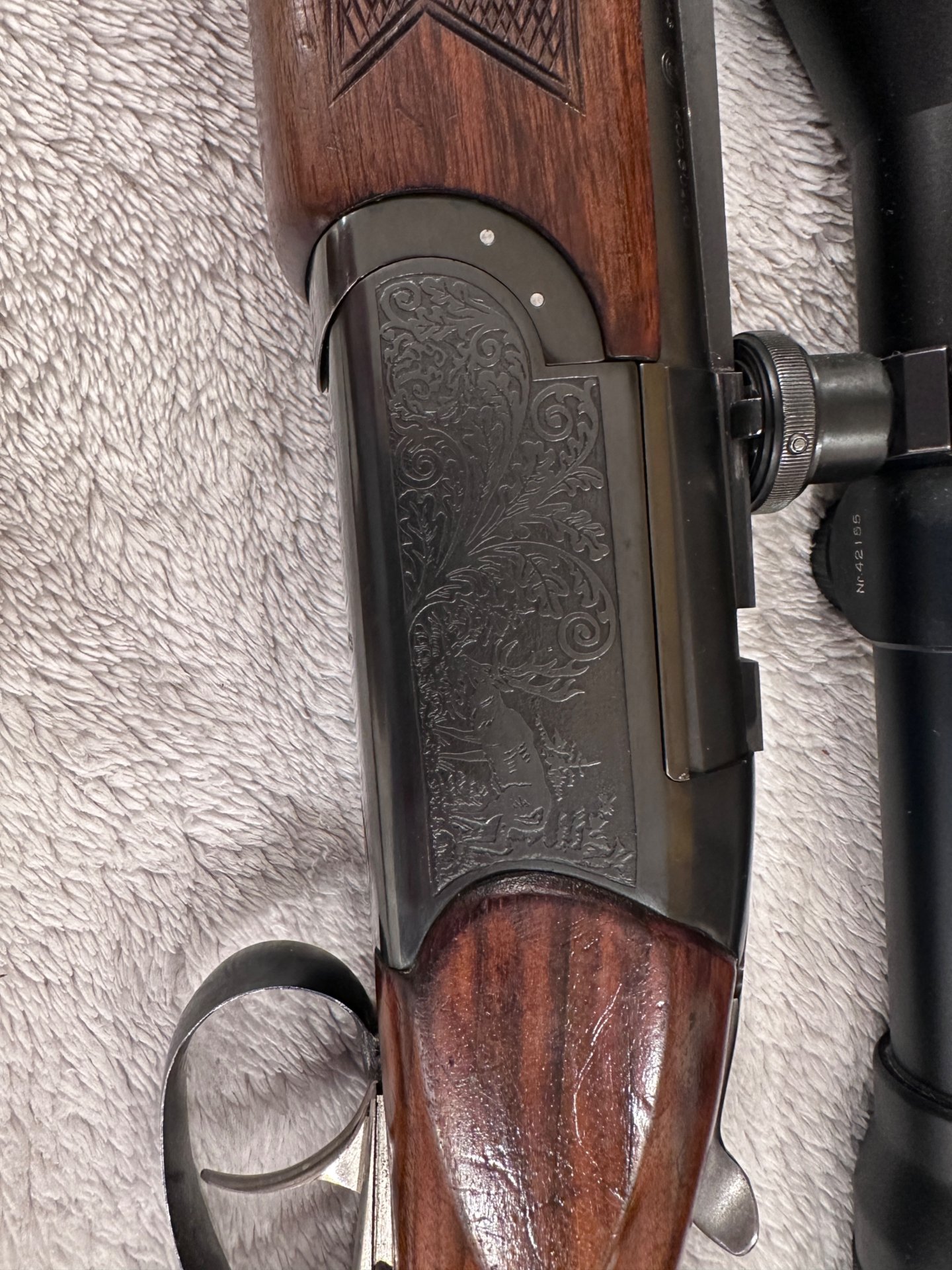 Brünner Bockbüchsflinte BBF 30-06 12/70 Lisenfeld Zielfernrohr – Bild 3
