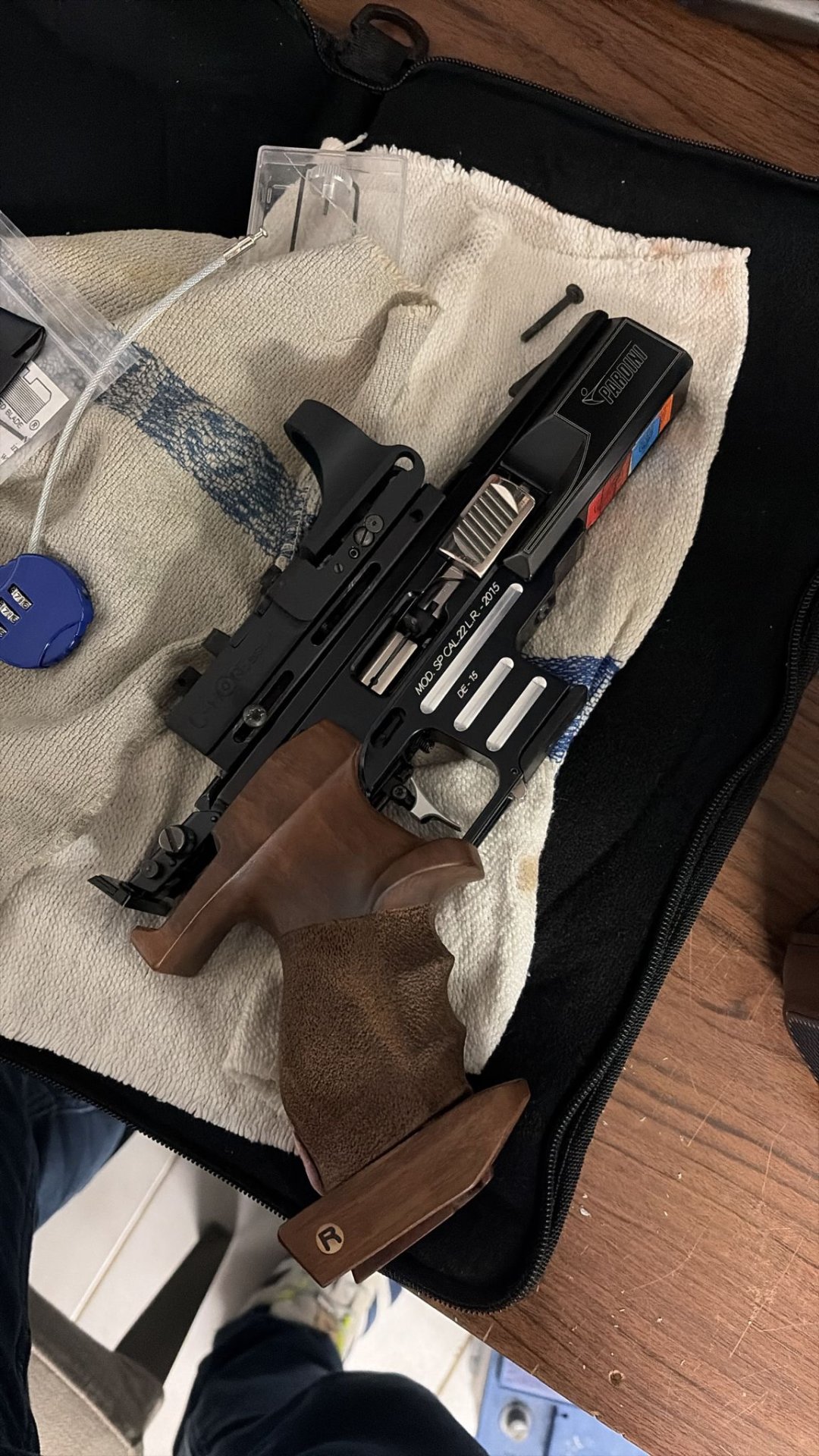 Rarität: Larry's Guns Montageschiene für Pardini SP inkl. C-More Rotpunktvisier – Bild 5