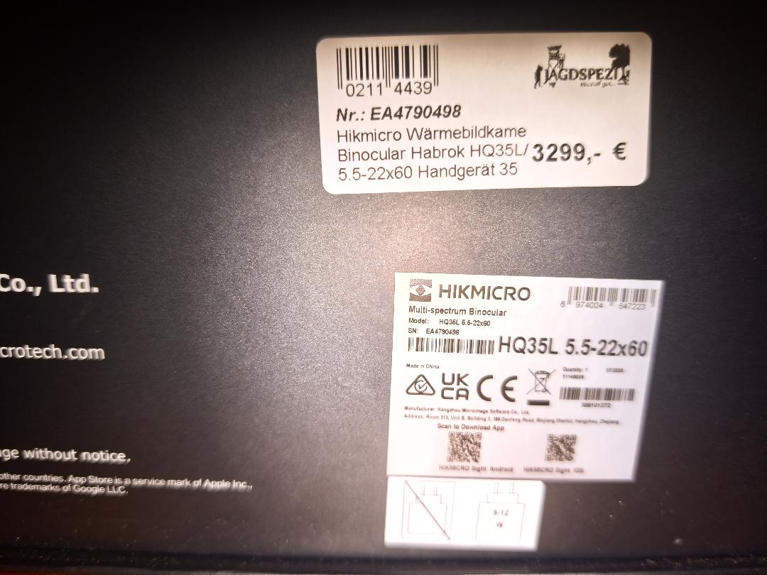 Hikmicro Habrok 4K HQ35L 5,5-22X60 mit 2 Jahren Garantie – Bild 4