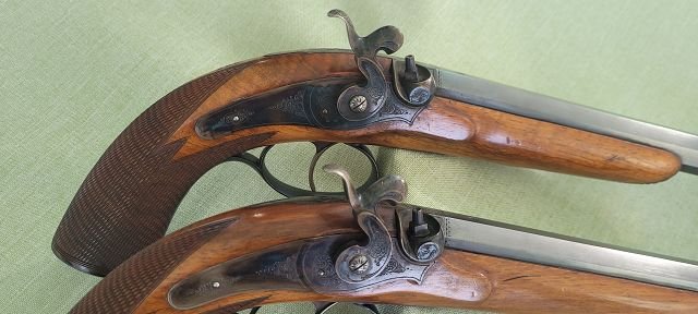 edles Duellpistolen-Paar, ca. 1860/70 – Bild 5