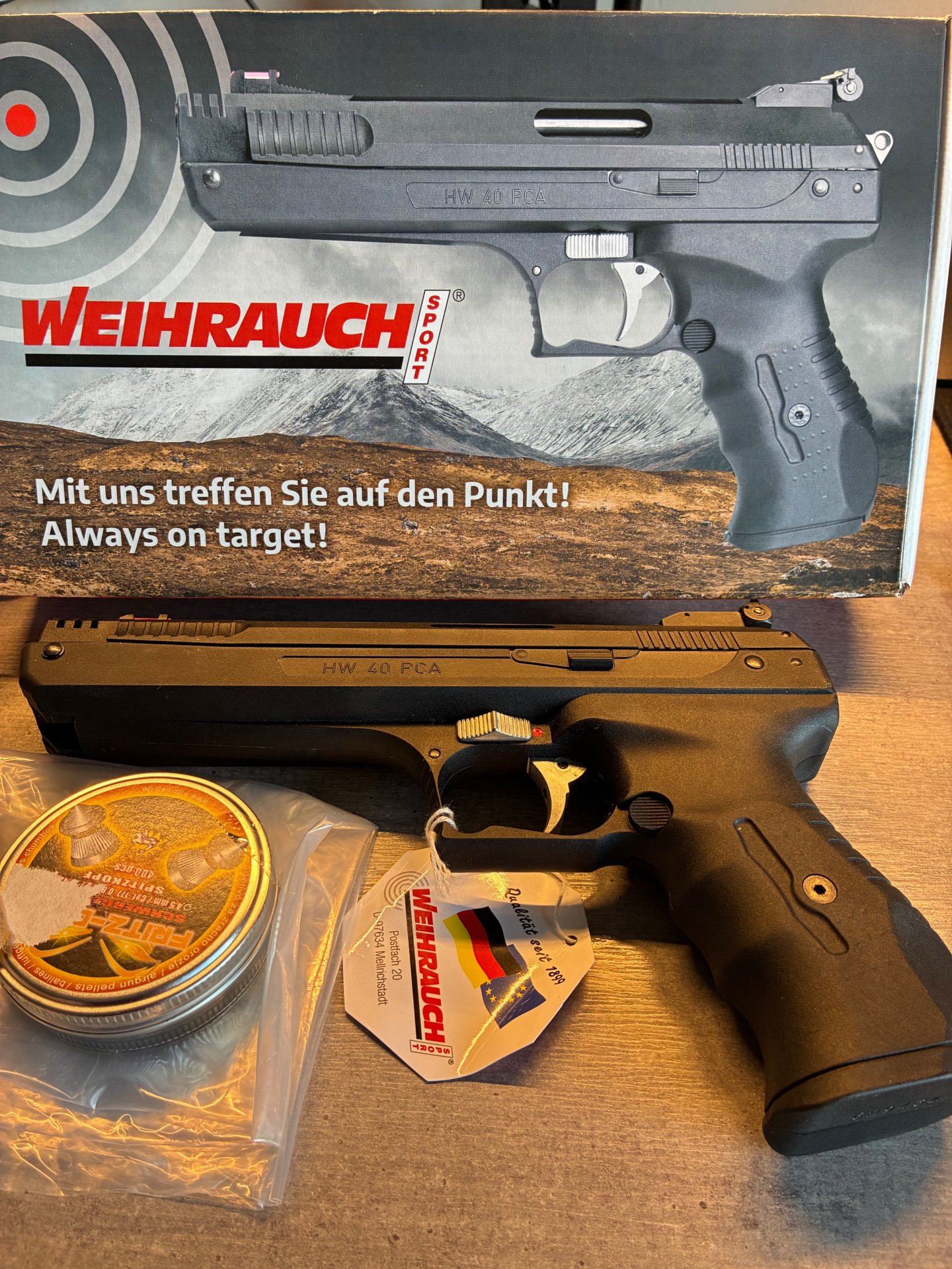 Weihrauch HW40 PCA Luftpistole – Bild 1