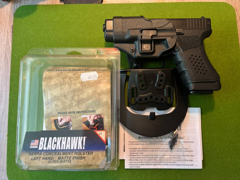 LINKSHÄNDER! BLACKHAWK SERPA CQC GLOCK 26/27/33 ÄHNLICHE GROßPISTOLEN NEU OVP – Bild 1