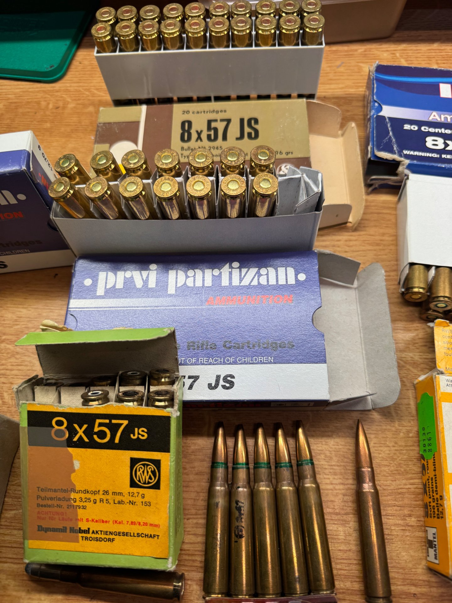 Diverse Patronen Kaliber 8x57JS – Bild 3