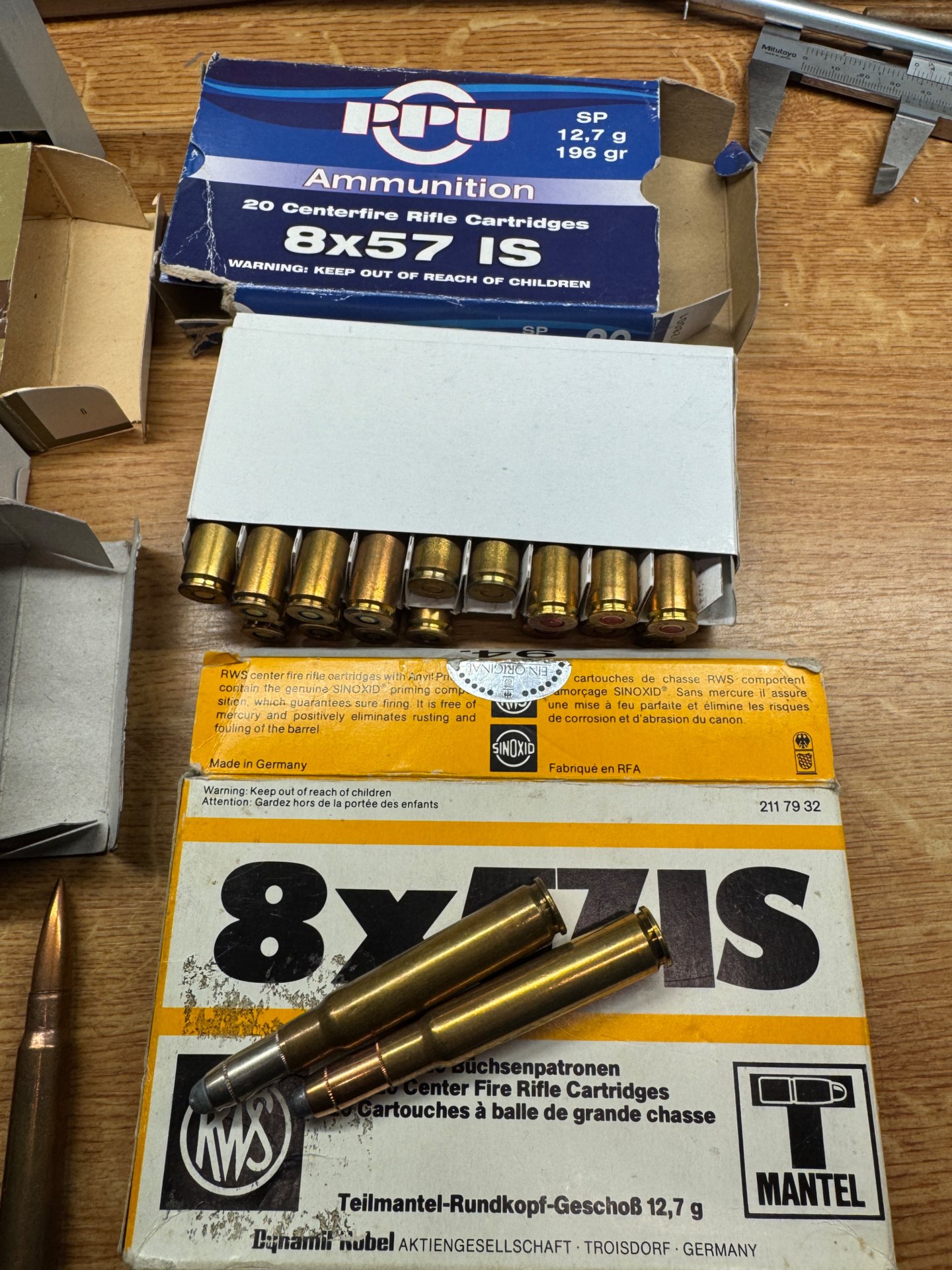Diverse Patronen Kaliber 8x57JS – Bild 2