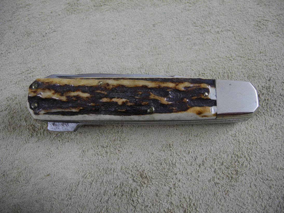 Hartkopf Jagdtaschenmesser, Messer mit Farb-Ätzung, Taschenmesser – Bild 4