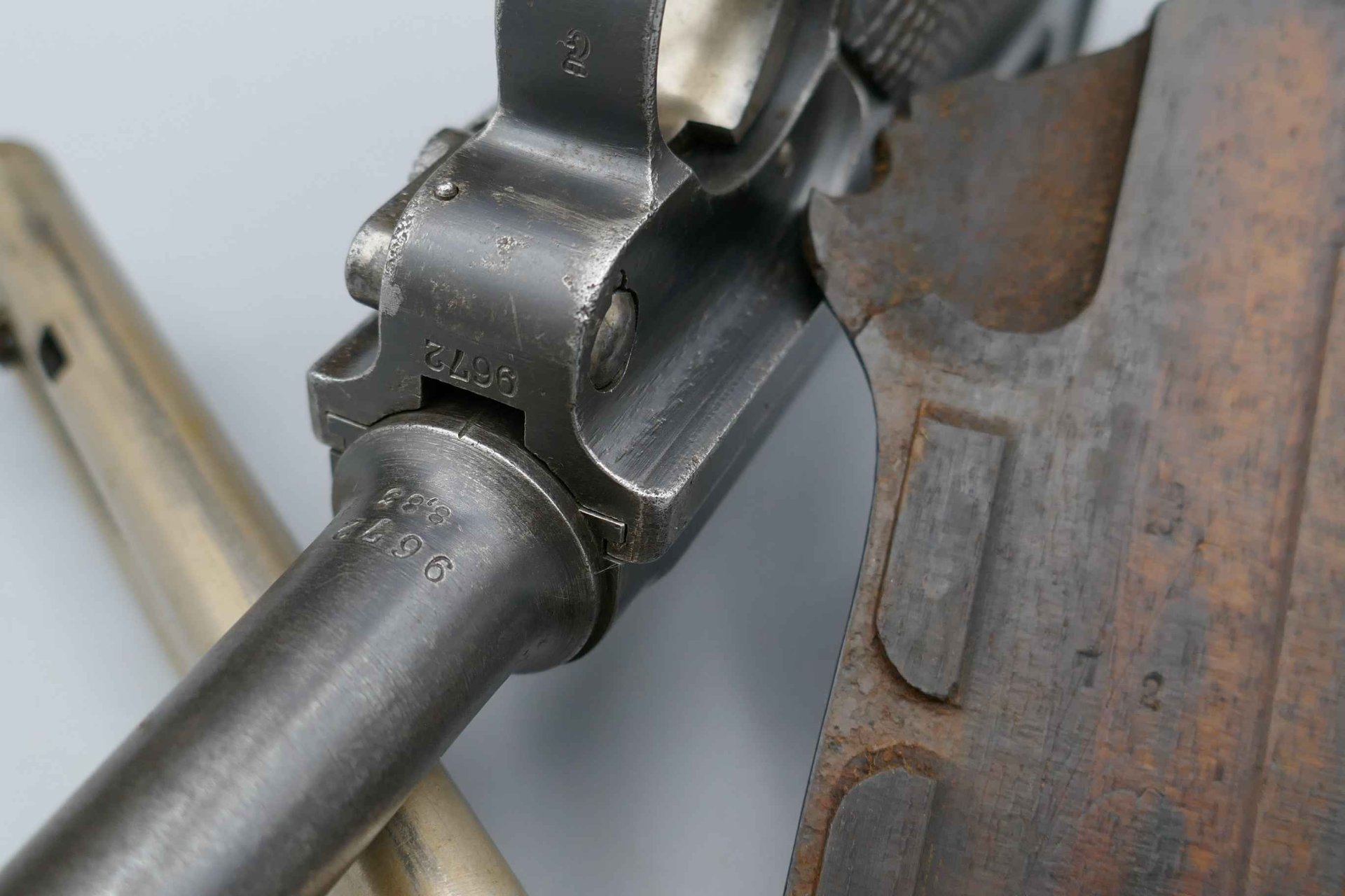 P08 Mauser Pistole 08 Parabellum Erfurt 1911 no Krieghoff Zella Wehrmacht – Bild 6