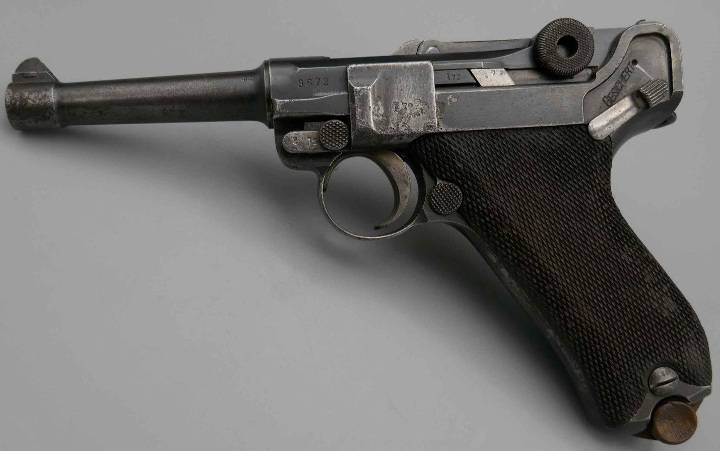 P08 Mauser Pistole 08 Parabellum Erfurt 1911 no Krieghoff Zella Wehrmacht – Bild 1