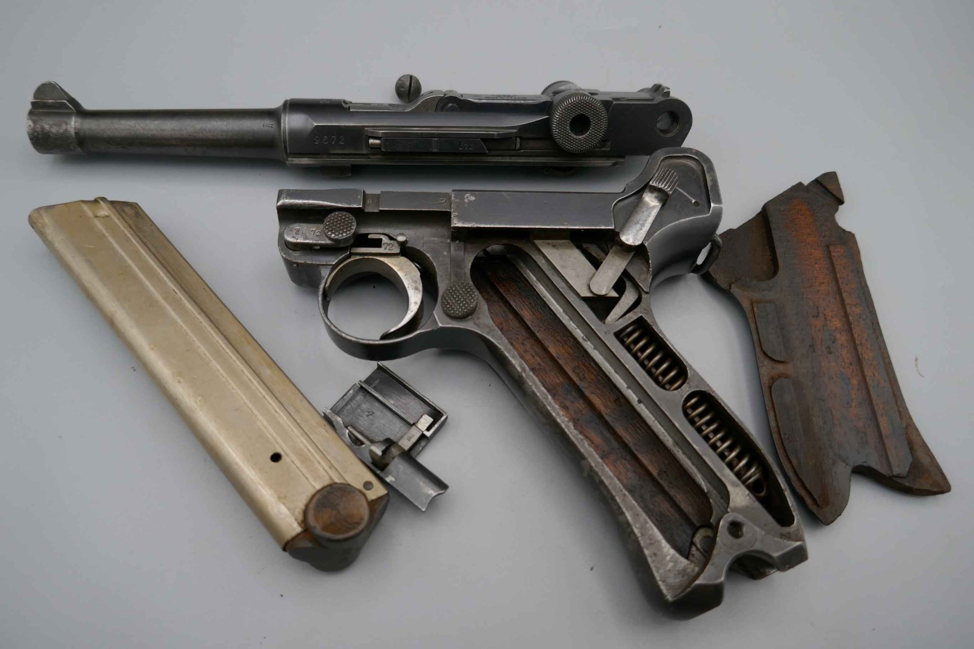P08 Mauser Pistole 08 Parabellum Erfurt 1911 no Krieghoff Zella Wehrmacht – Bild 4