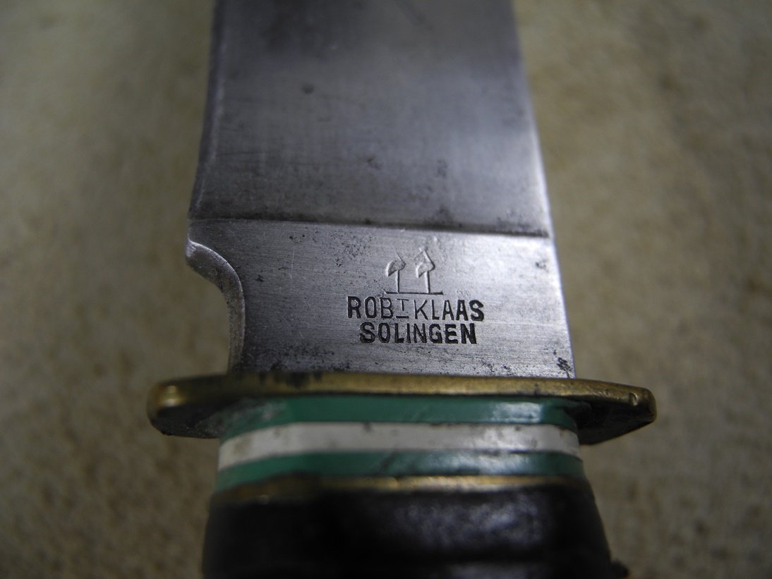 3x alte Fahrtenmesser / Wurfmesser / Kindermesser / ROBI KLAAS / Doppelreh / Solingen – Bild 4