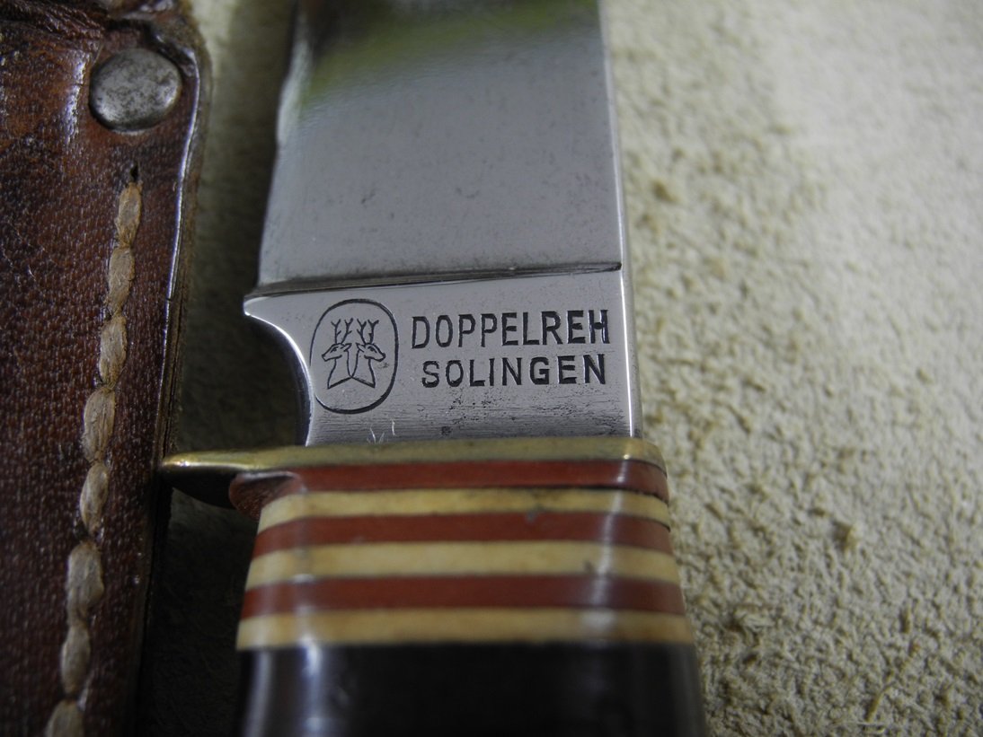 3x alte Fahrtenmesser / Wurfmesser / Kindermesser / ROBI KLAAS / Doppelreh / Solingen – Bild 14
