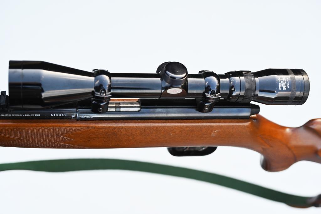 Jagdgewehr Repetierbüchse Schonzeitbüchse Kriegeskorte Krico Kal. .22 WIN MAG, Bj. 1977, ZF 3-9x40 – Bild 5