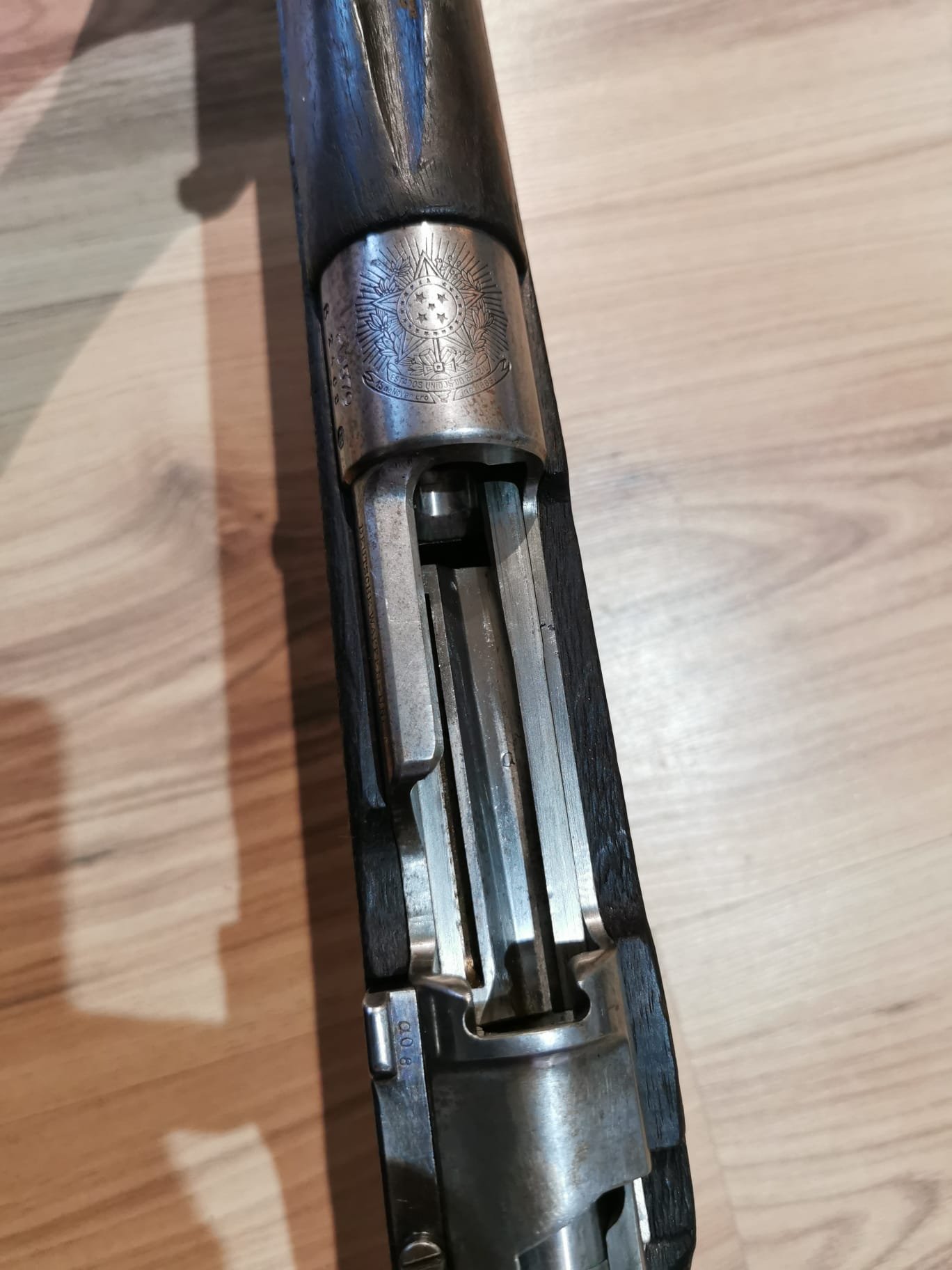 Mauser 1908 mit Brasilianishes Wappen 7x57 – Bild 2