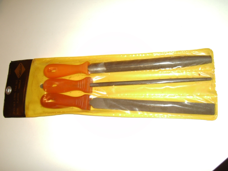 3PCS/Set Steel File Set with Plastic Handle, 3-teiliges Stahlfeilen-Set mit Kunststoffgriff Product – Bild 1