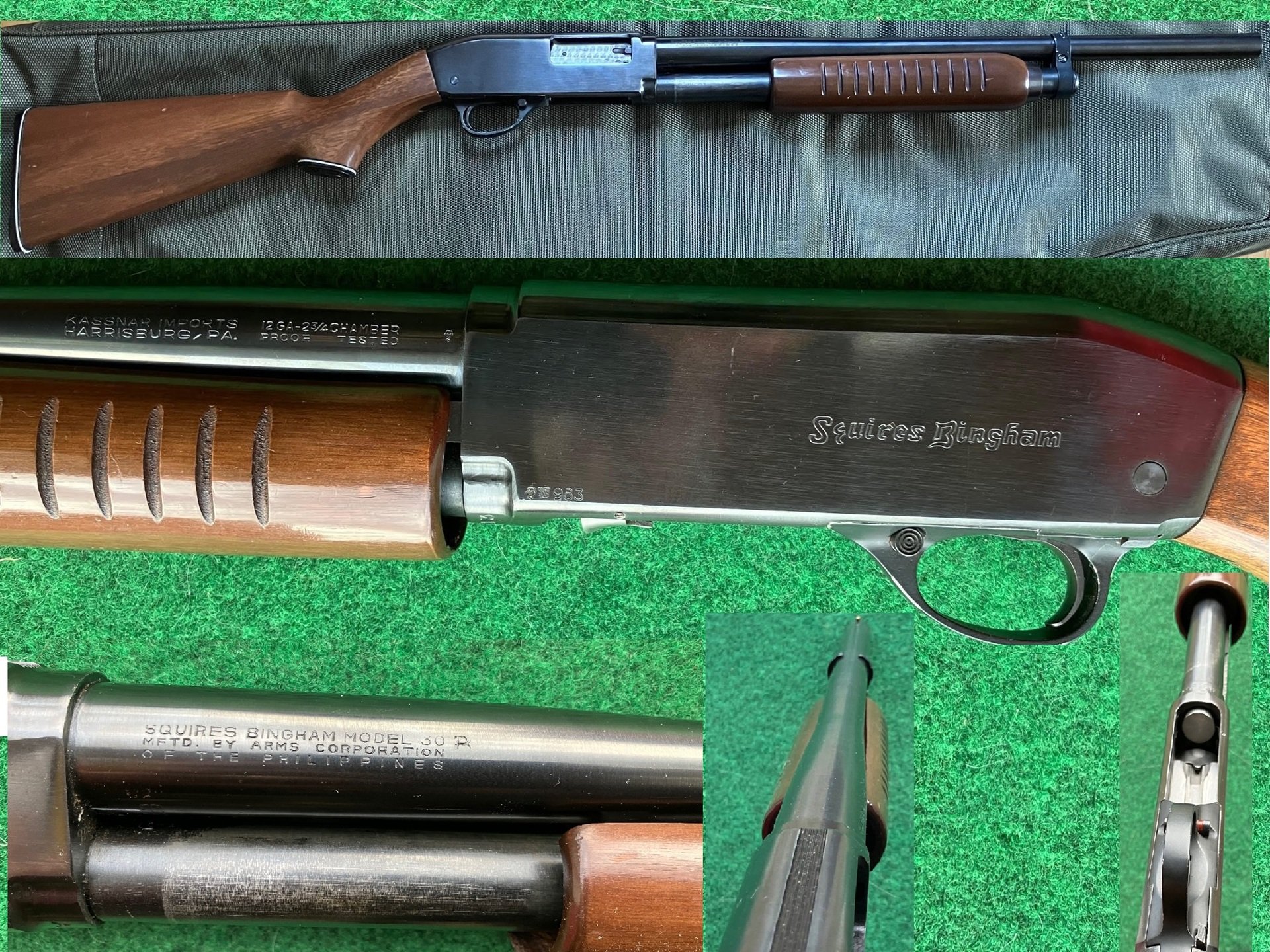 Vorderschaftrepetierflinte Squires Bingham Modell 30R – Kal. 12/70 (Gebraucht-GUT) – Bild 1