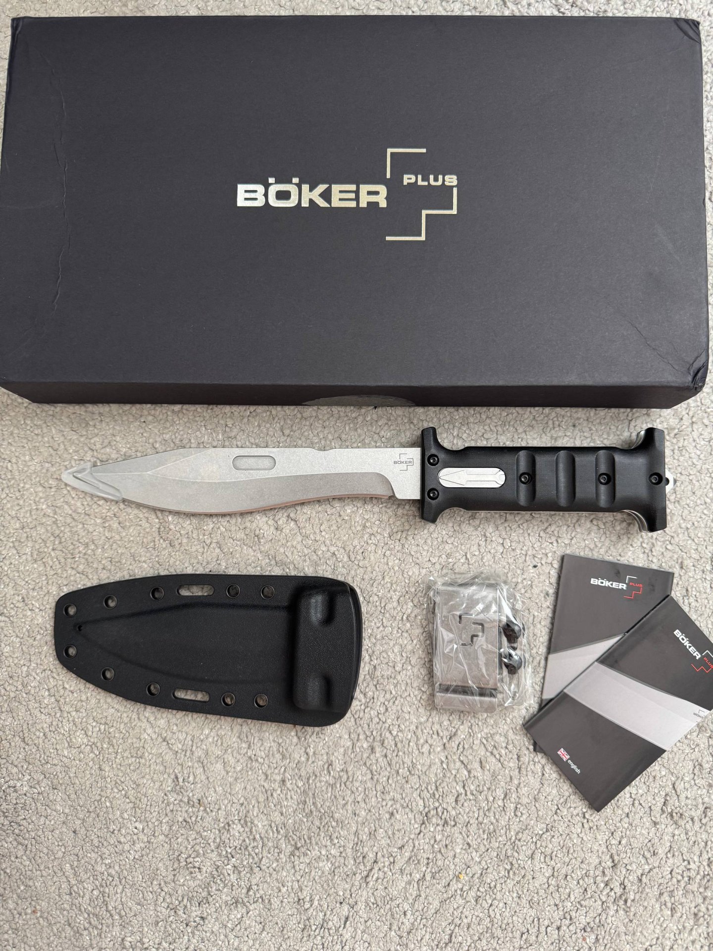 Böker Plus Extension Knife 02BP0003 440C G10 – Seltenes Sammlermesser NEU/OVP⁠ – Bild 1
