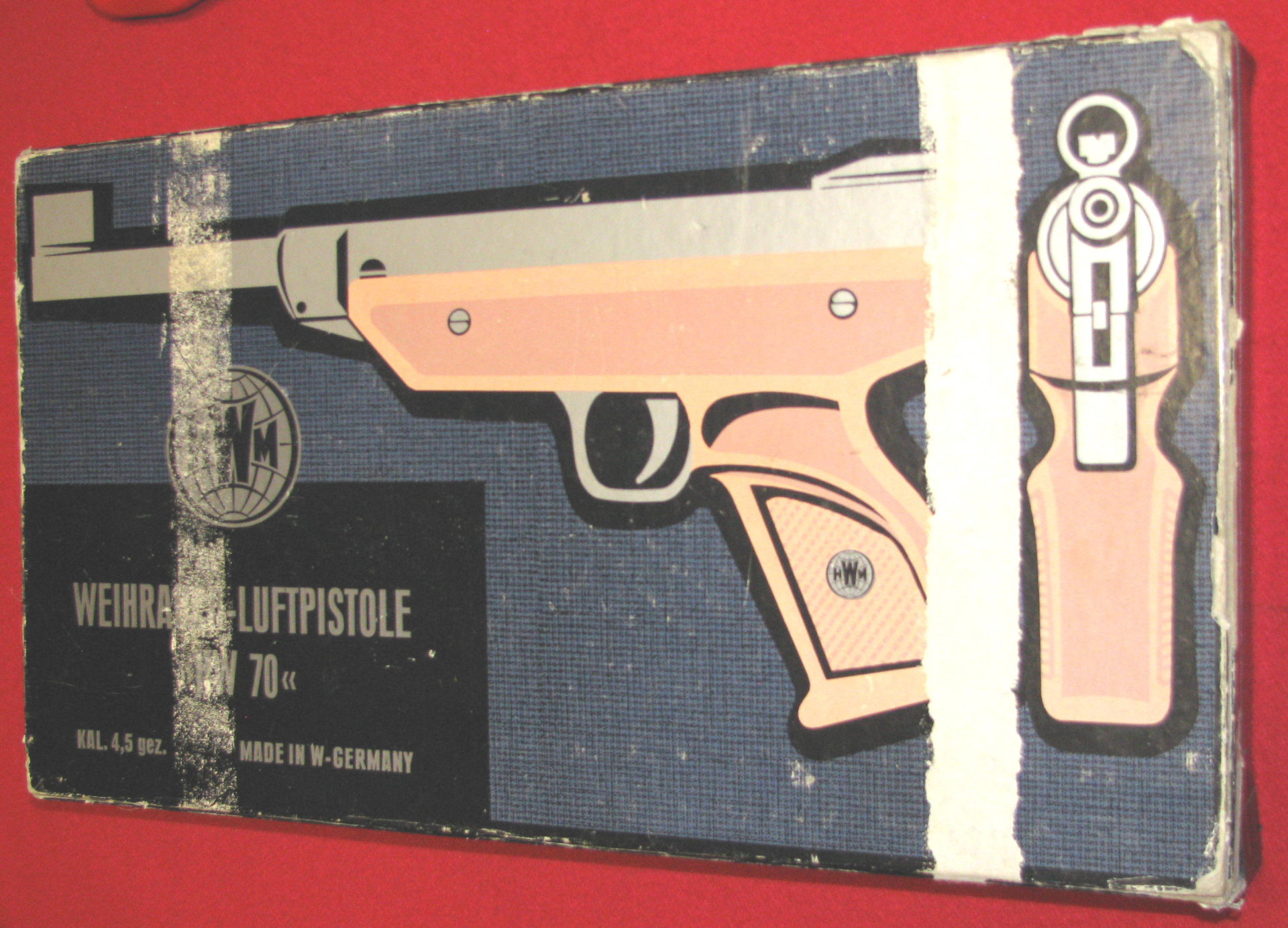 WEIHRAUCH Luftpistole, eine WEIHRAUCH HW 70 mit F - Zeichen in Cal. 4,5mm – Bild 2