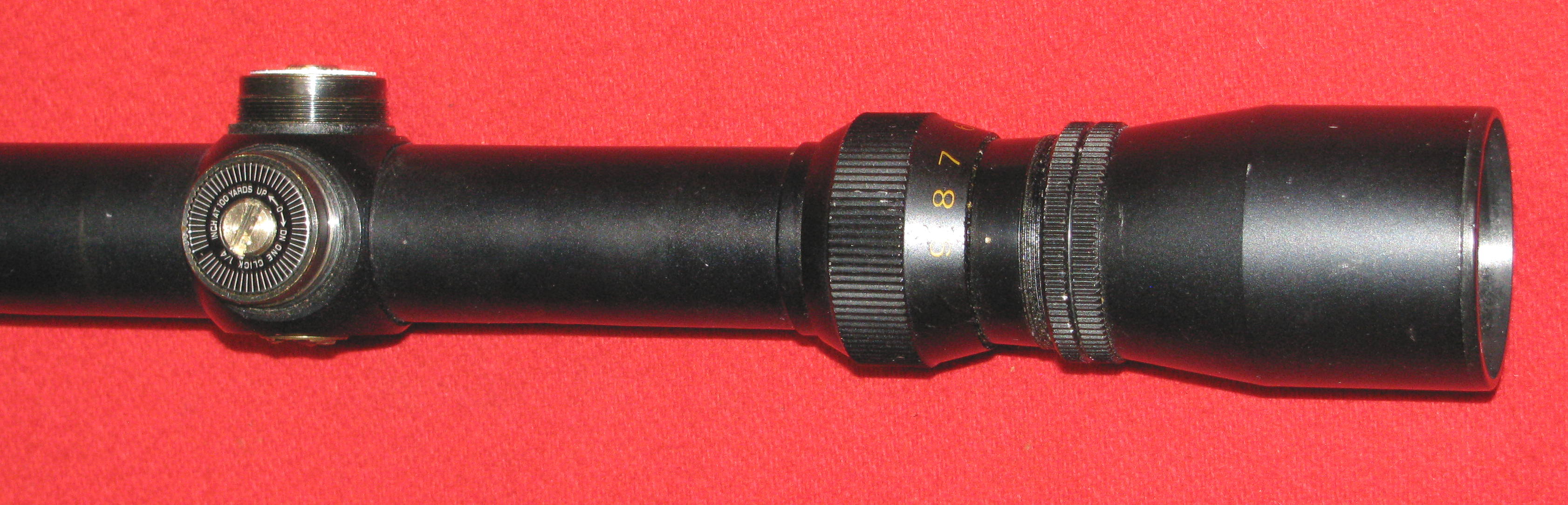 ZF / Zielfernrohr, ein SIMMONS 3 - 9 x 40 mit dem Absehen Duplex / Fernsehblid – Bild 3