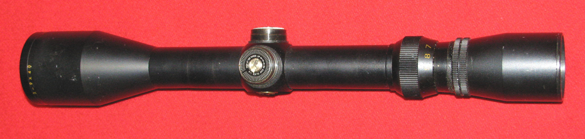 ZF / Zielfernrohr, ein SIMMONS 3 - 9 x 40 mit dem Absehen Duplex / Fernsehblid – Bild 2