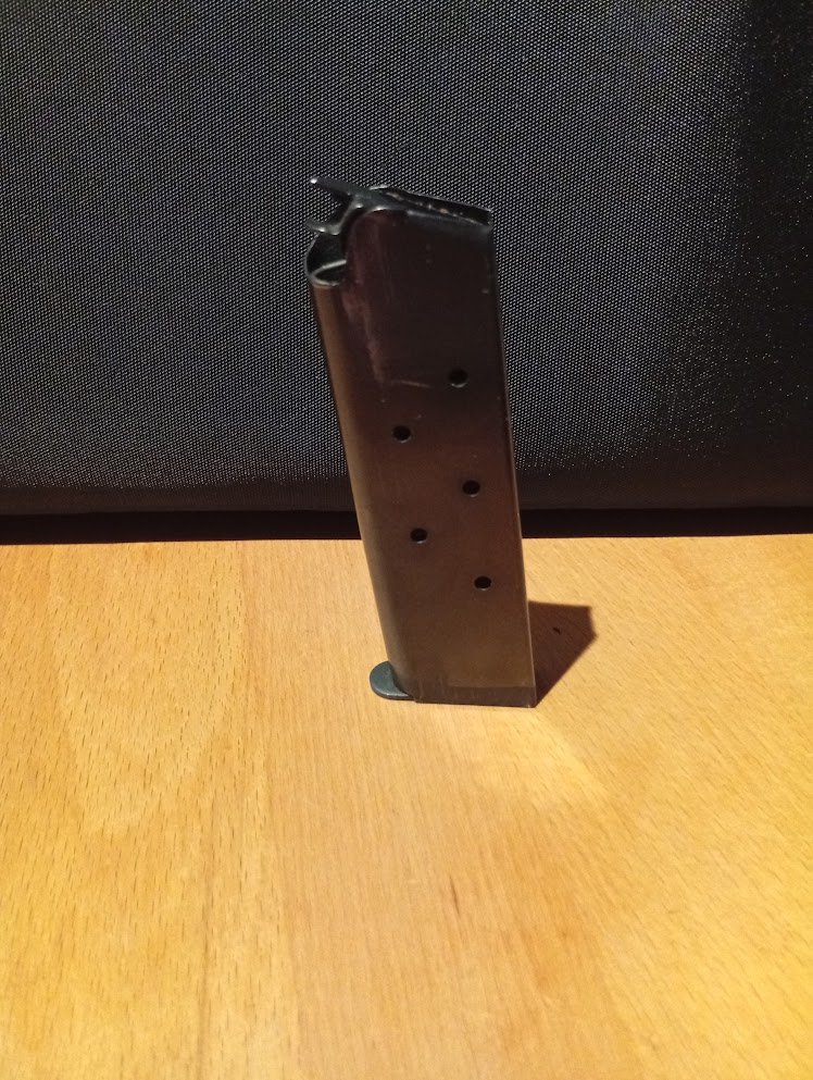 Colt 1911 Magazin .45 ACP Original Colt Fertigung schwarz brüniert – Bild 1