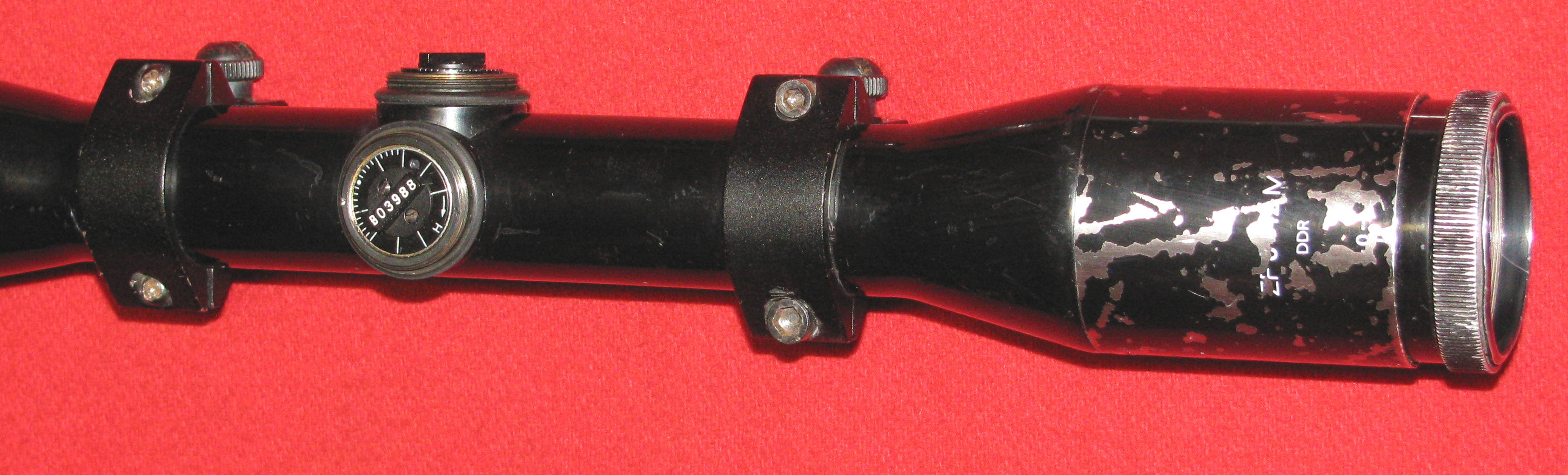 ZF / Zielfernrohr, ein ZEISS 6 x 42 -M- mit dem Absehen 1 und 1Montage für eine 10 / 11mm Schiene – Bild 4