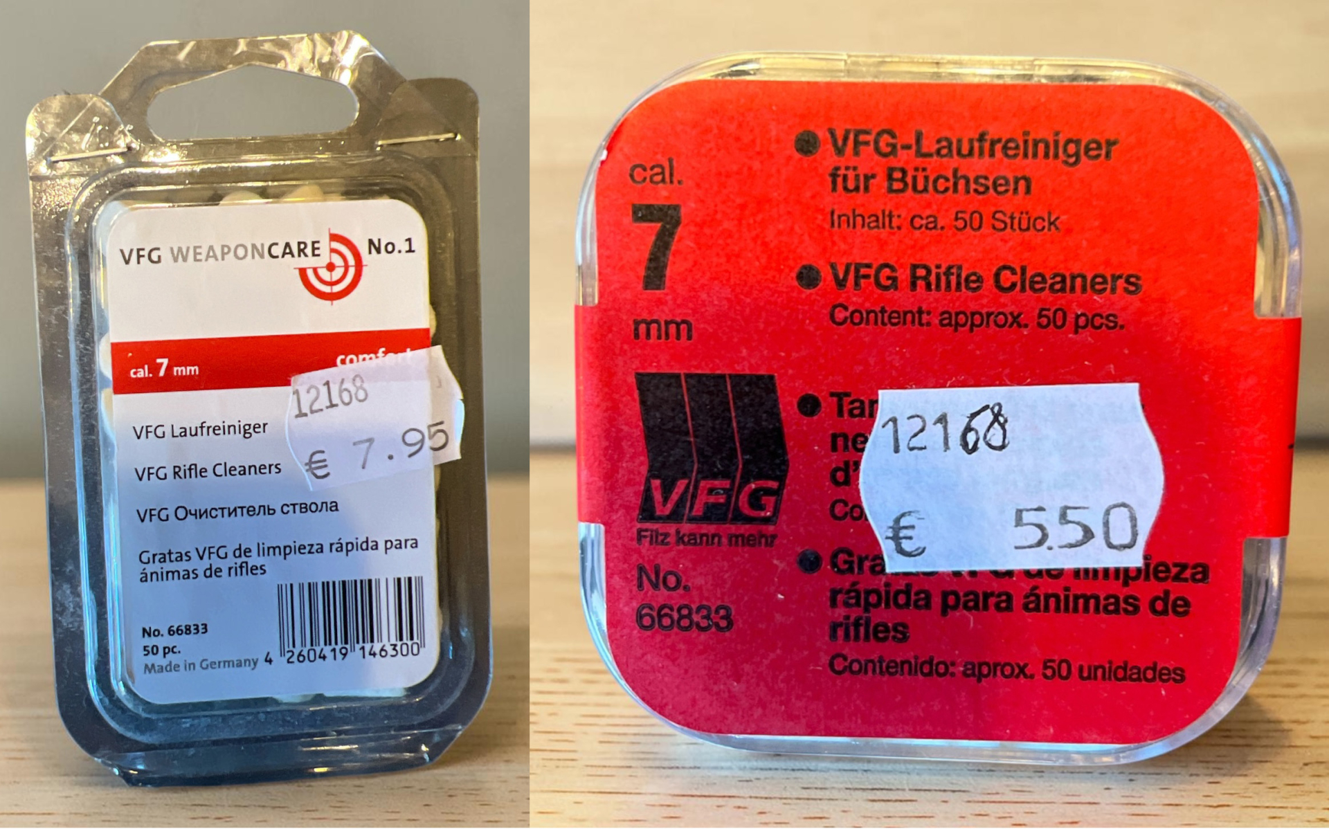 7 mm VFG Laufreiniger 200 Stück – Bild 1