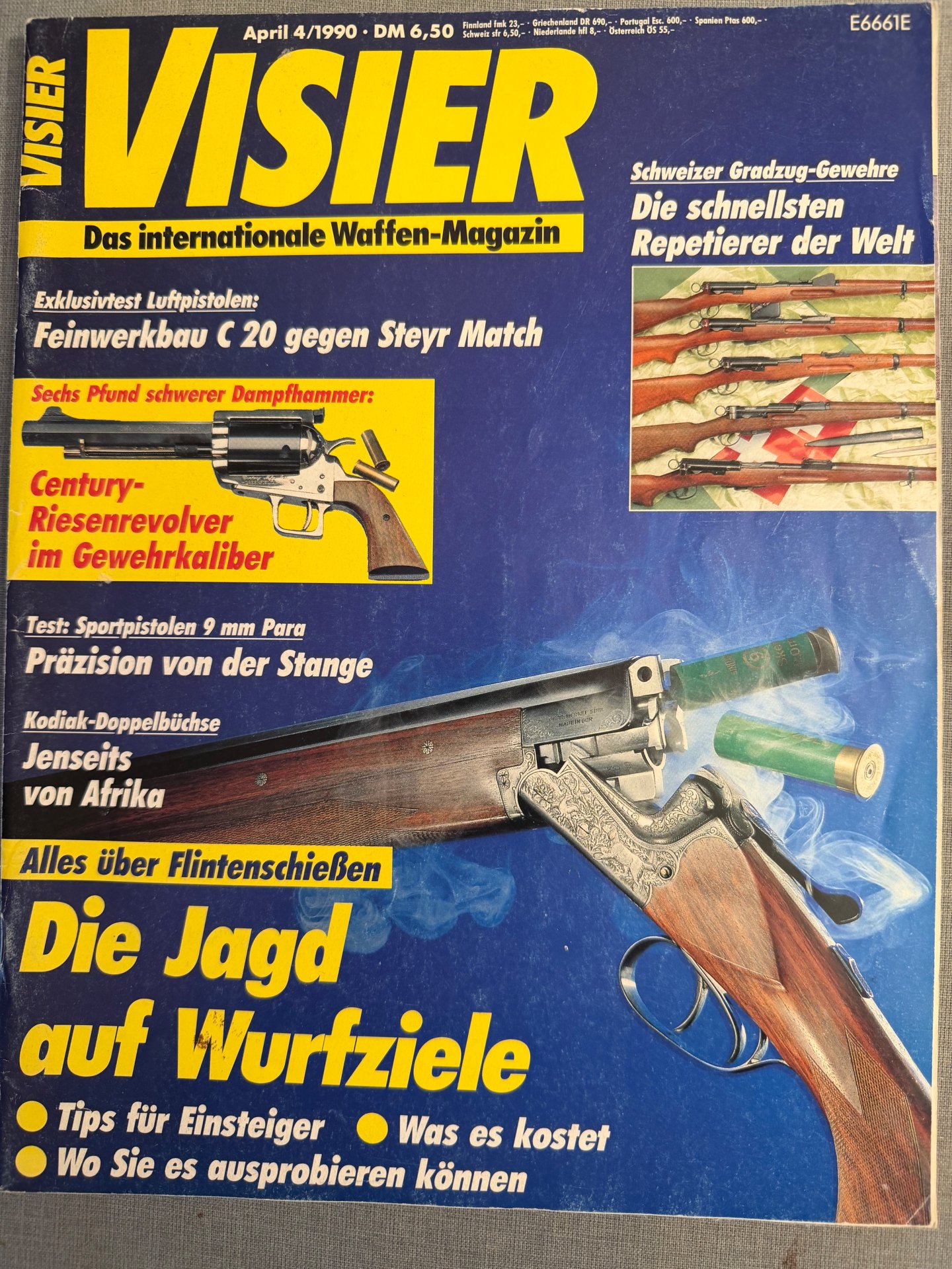 Karabiner K31. Mit ausführlichem Bericht in der Zeitschrift Visier 1990. – Bild 1