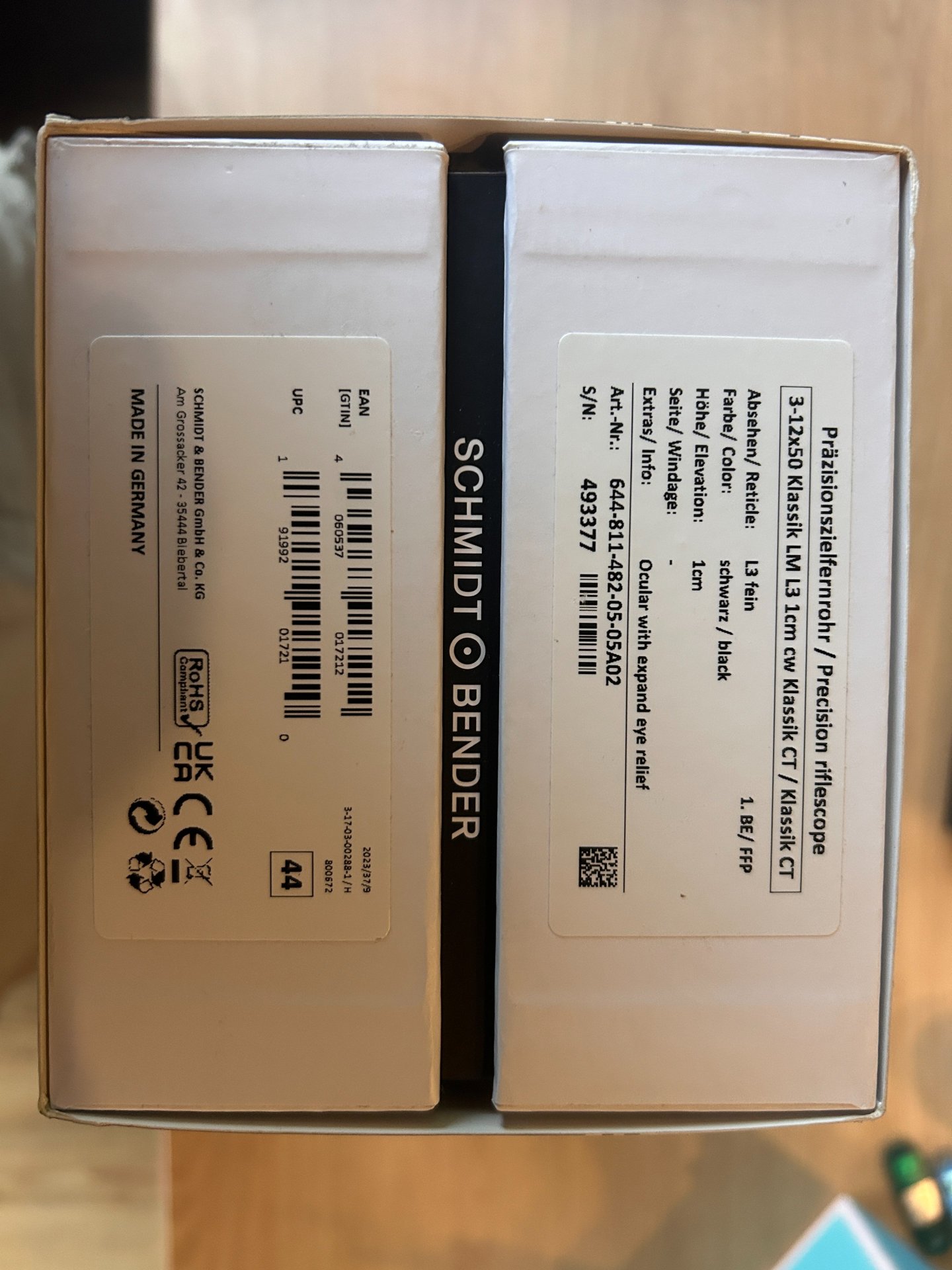 Schmidt & Bender 3-12x50 Klassik L3 CT/CT – Bild 2