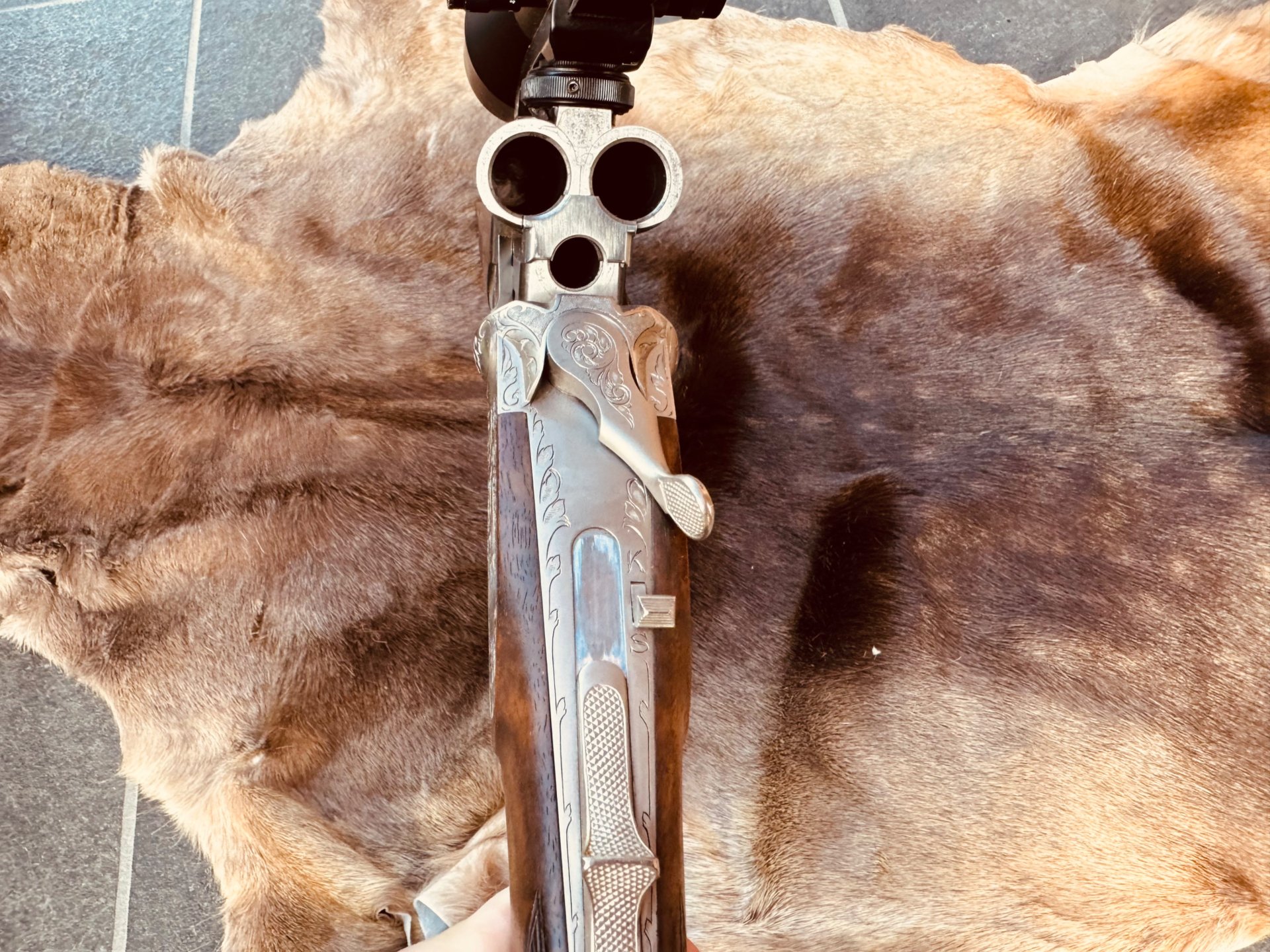 Krieghoff Steingaß Drilling Plus Thermo Stabil(Rarität) Stutzen, Einstecklauf, Steingass – Bild 7