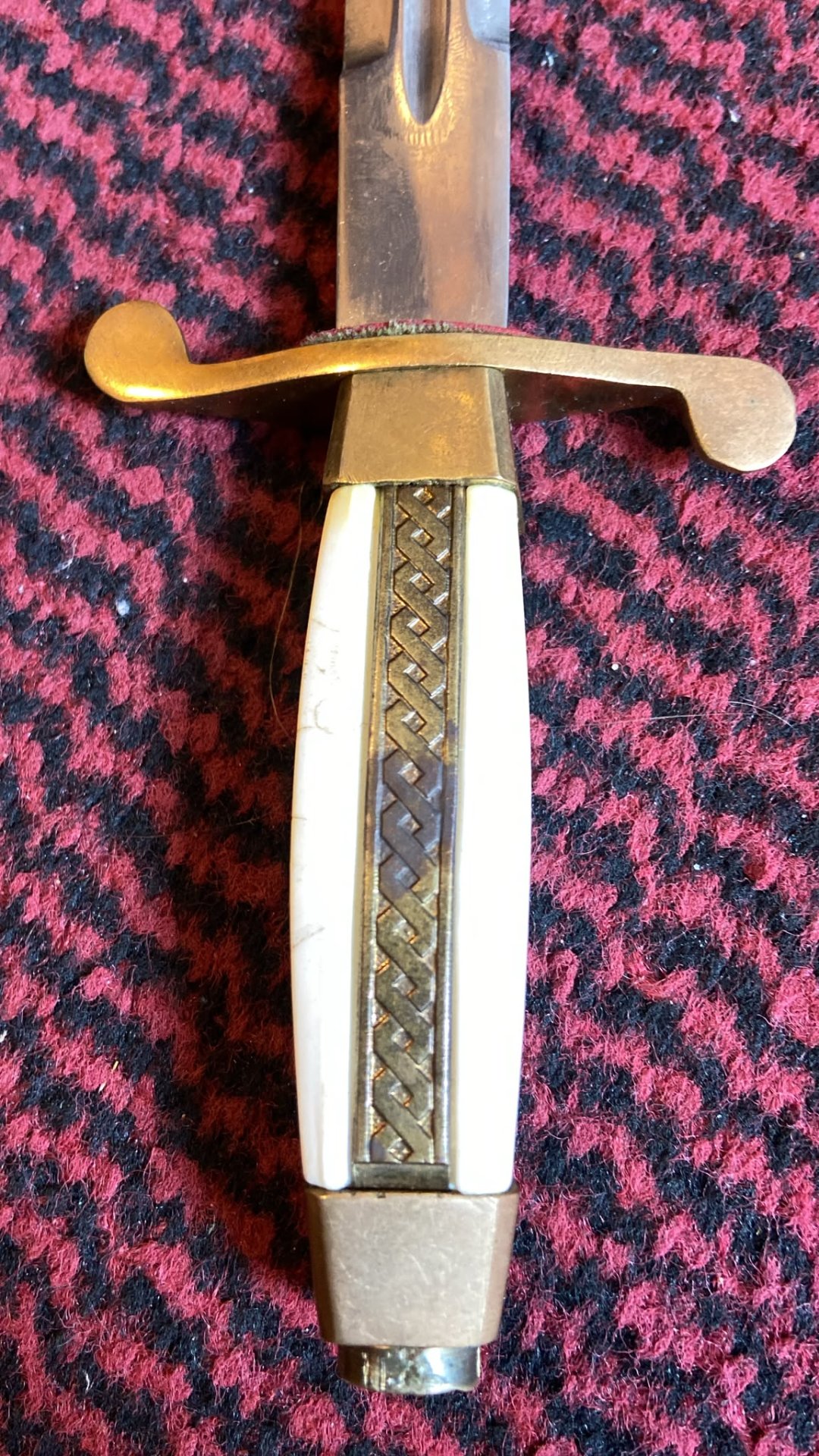 Original Bulgarischer Offiziersdolch Ehrendolch – Bild 5
