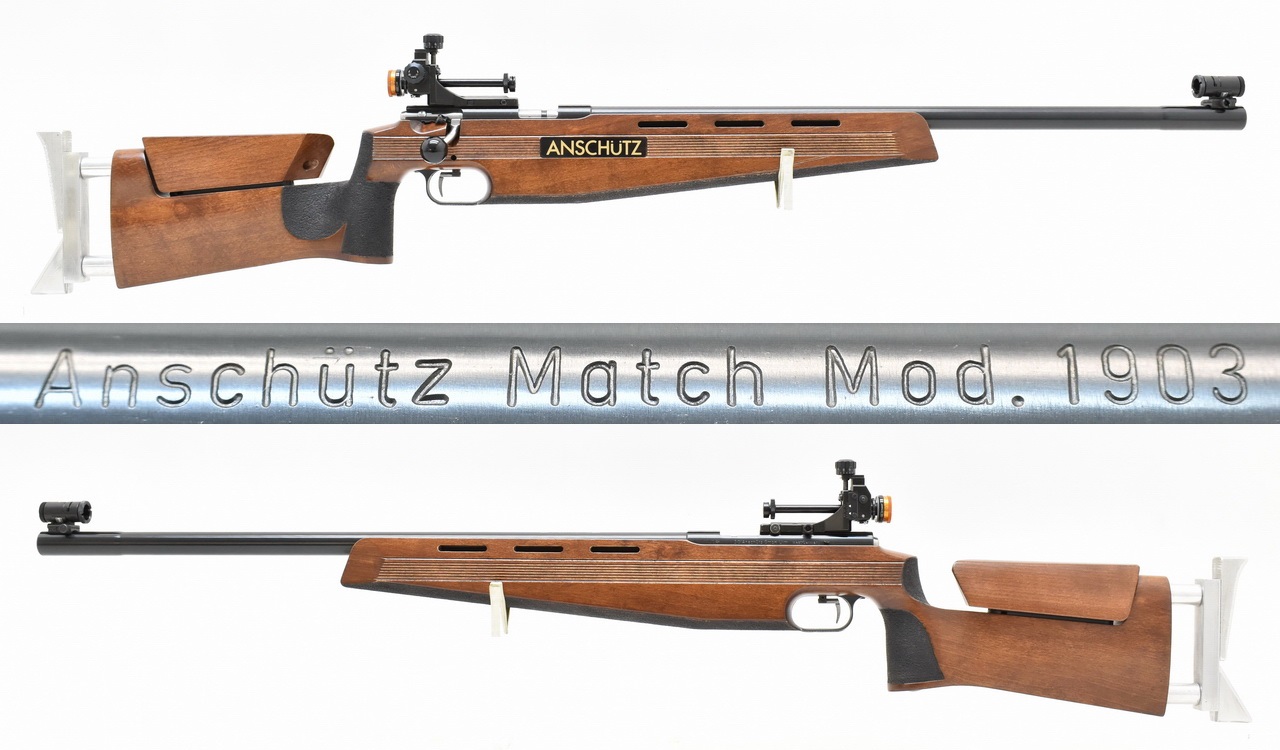 ANSCHÜTZ Modell 1903 " Nuß " Einzelladerbüchse im Kaliber .22 LR mit Diopter – Bild 1