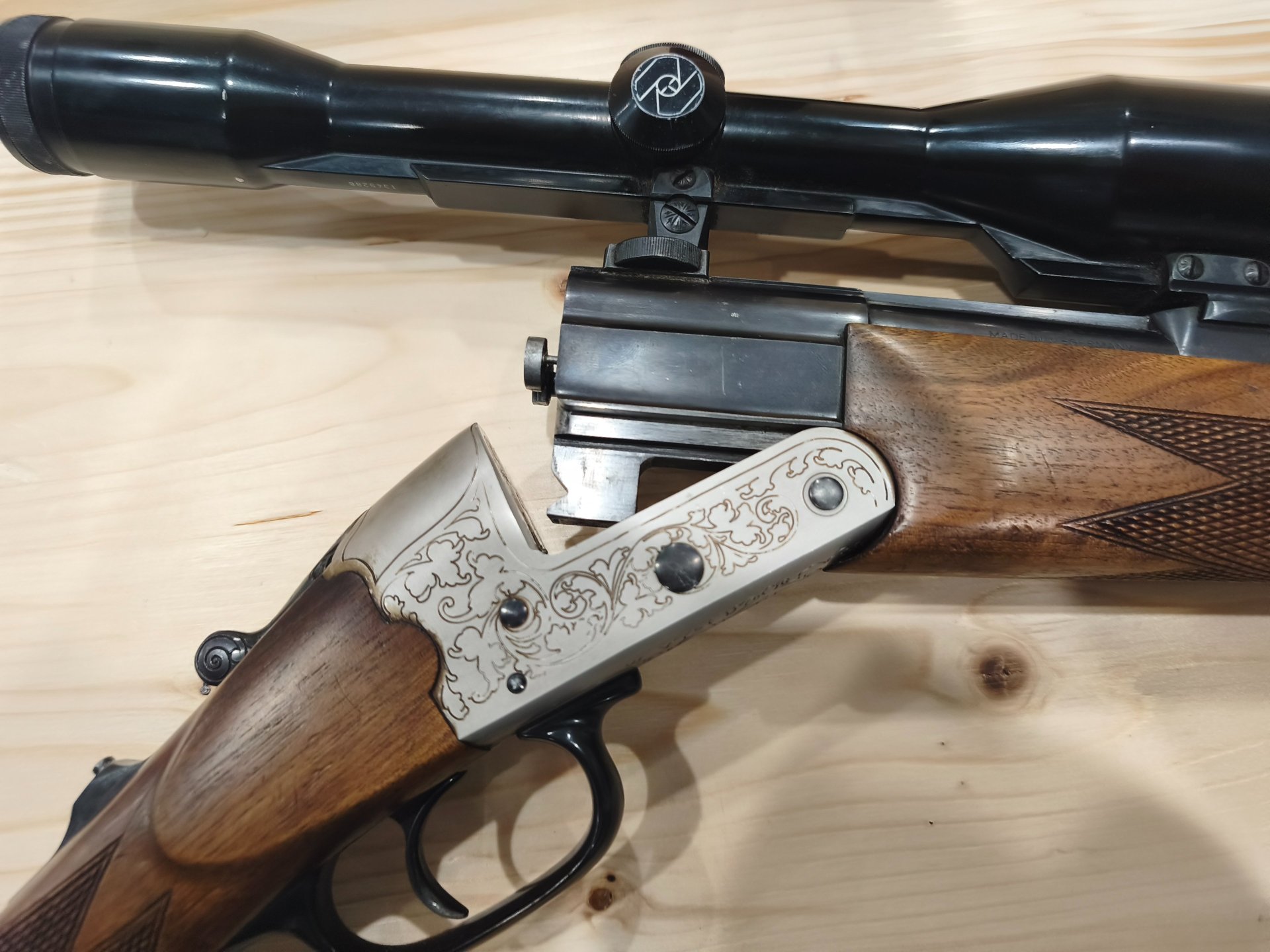 Klassiker: Heym Mod. 22F Bockbüchsflinte | 16/70 & 5,6x50R Mag | Zeiss Glas | Handspannung! – Bild 4