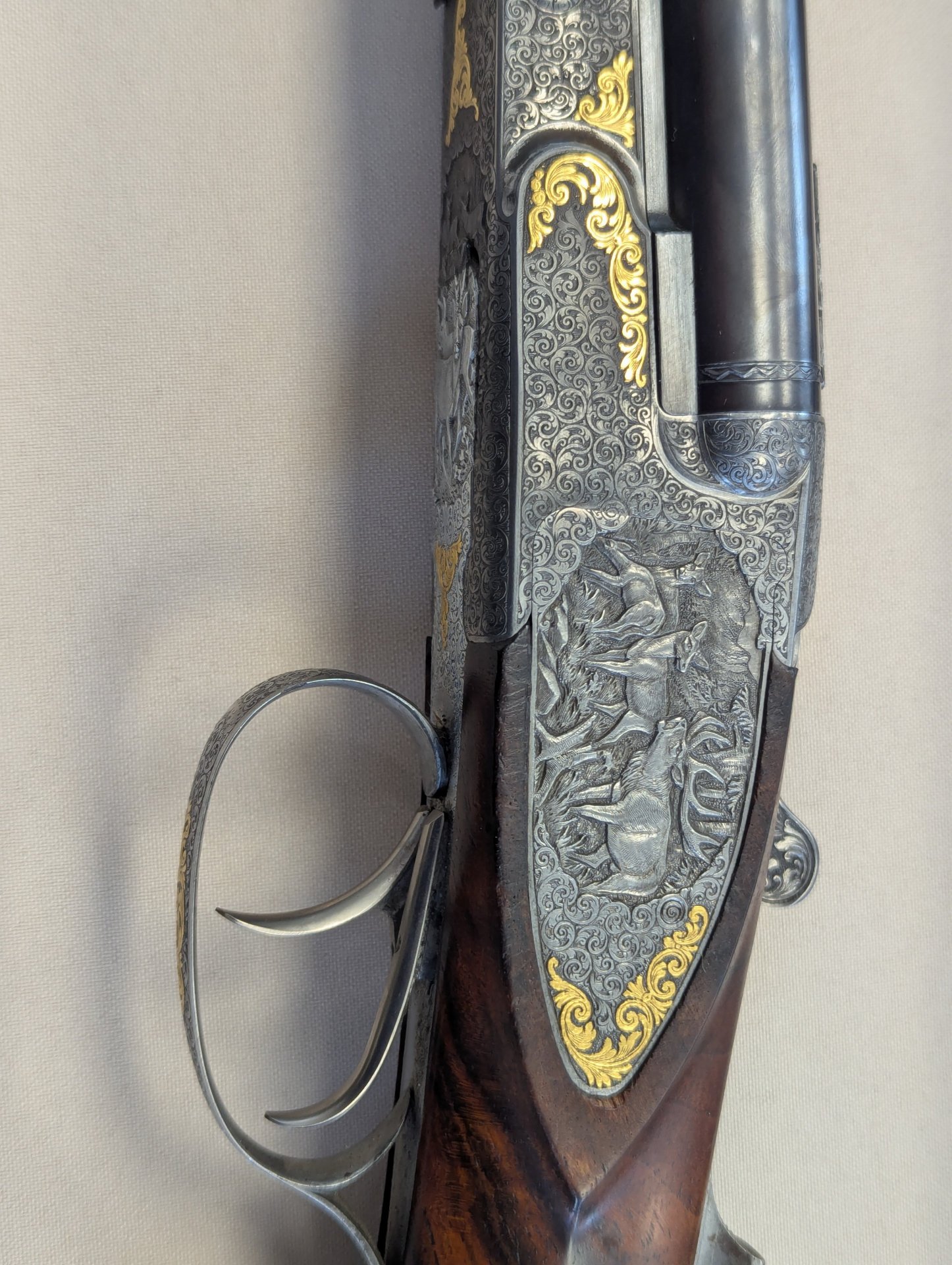 DEFEKT! Krieghoff Doppelbüchse mit 2 Laufbündeln 1. 2x 9,3x74R + 1x 8x75 RS u. 5,6x52 R – Bild 4