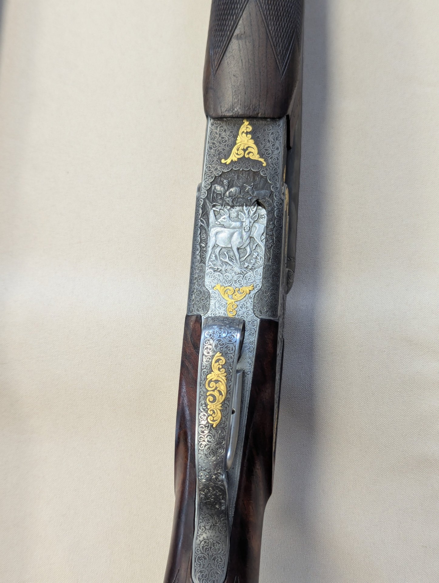 DEFEKT! Krieghoff Doppelbüchse mit 2 Laufbündeln 1. 2x 9,3x74R + 1x 8x75 RS u. 5,6x52 R – Bild 7