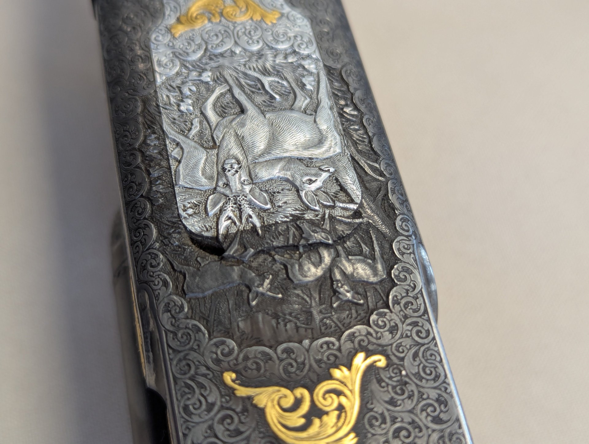 DEFEKT! Krieghoff Doppelbüchse mit 2 Laufbündeln 1. 2x 9,3x74R + 1x 8x75 RS u. 5,6x52 R – Bild 13